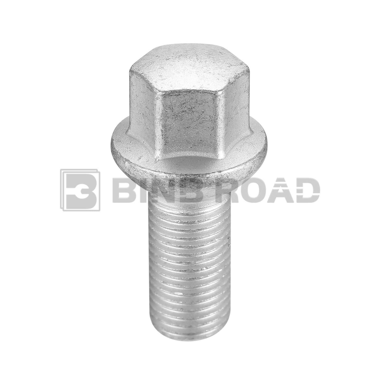 BINB ROAD 5Pcs M14 x 1.5 Wheel Lug Bolts Nuts 0009904907 9904907 5Pcs,Silver