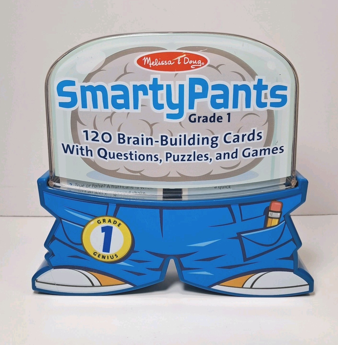 Melissa & Doug- Smarty Pants 1st Grade – 120 Educational Questions,Puzzles Cards