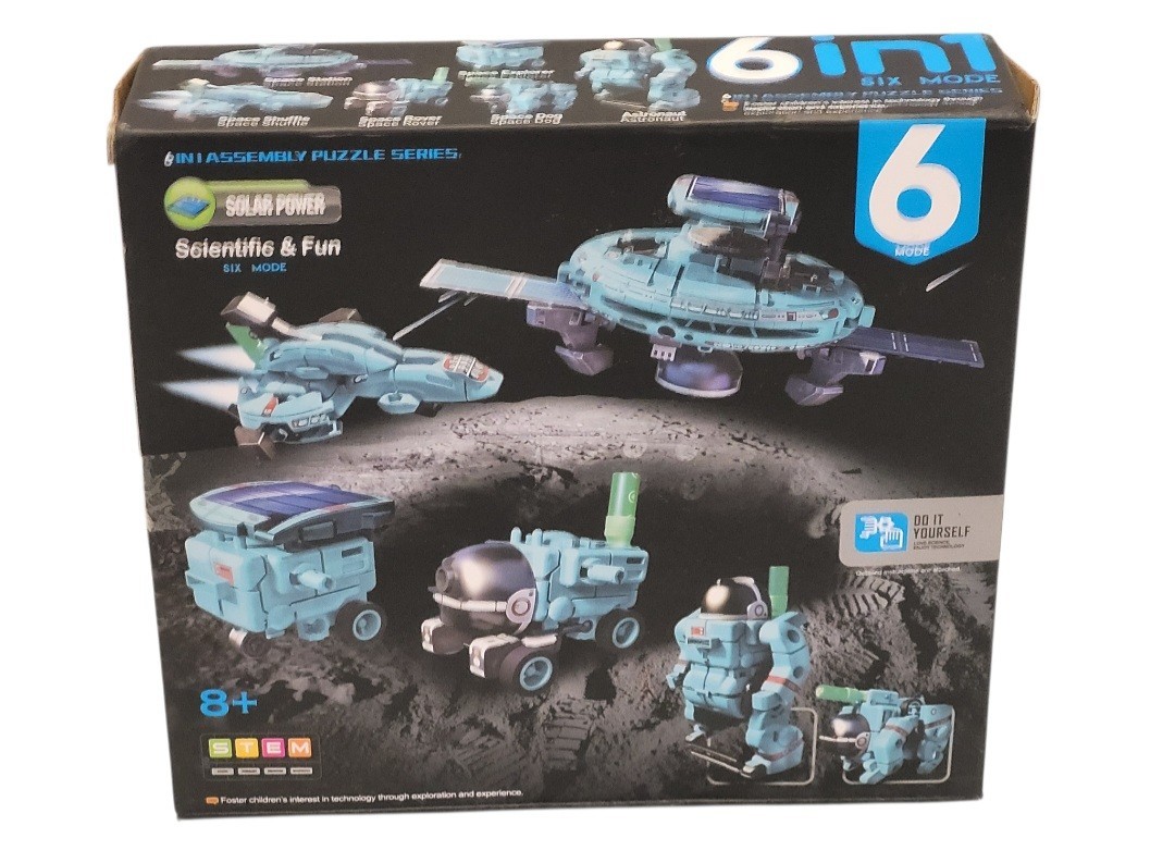 6-in-1 STEM Solar Robot Kit for Kids Educational Science New Sealed- Box Damage