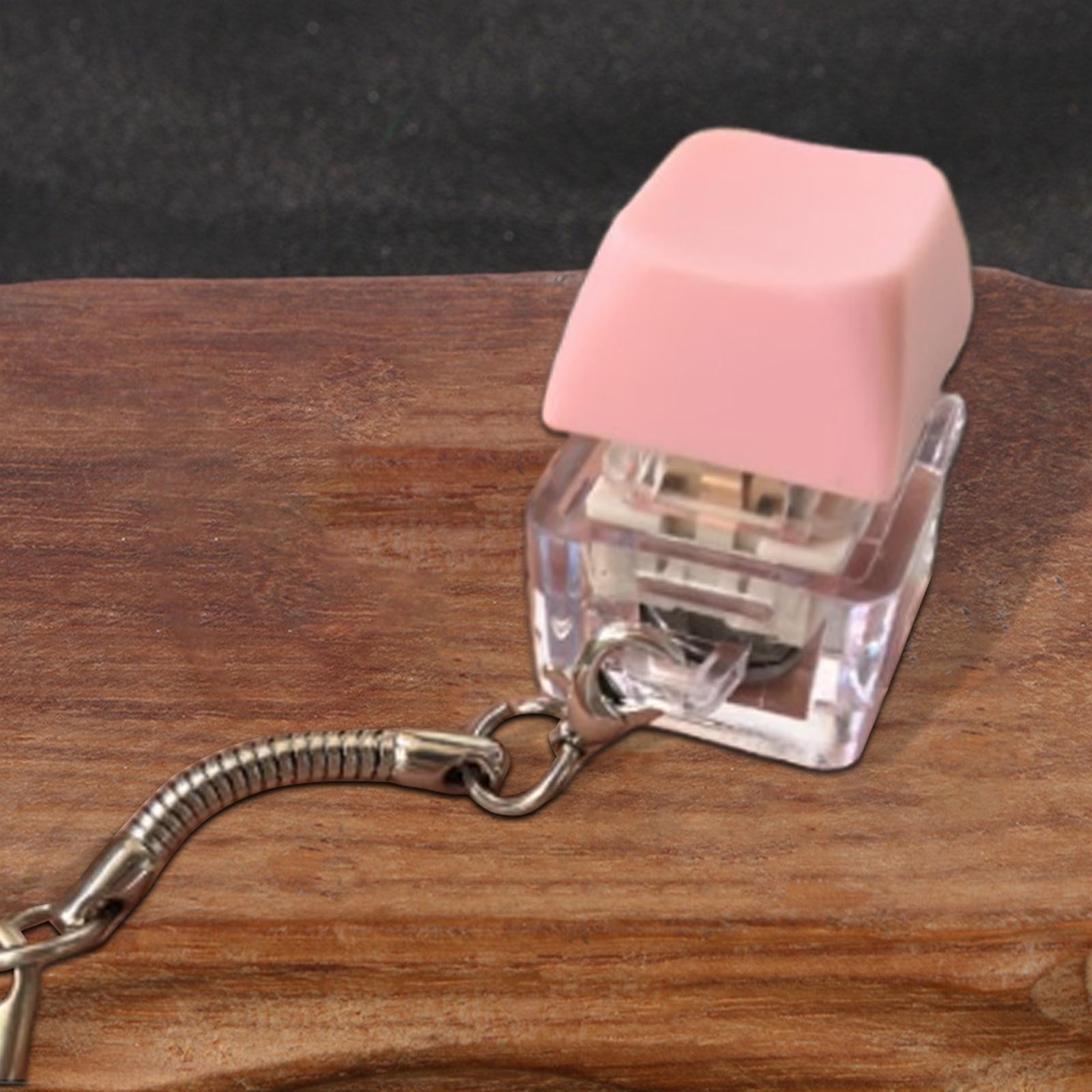 Keyboard Fidget Keychain Mechanical Key Keyboard Button Relaxing Toy