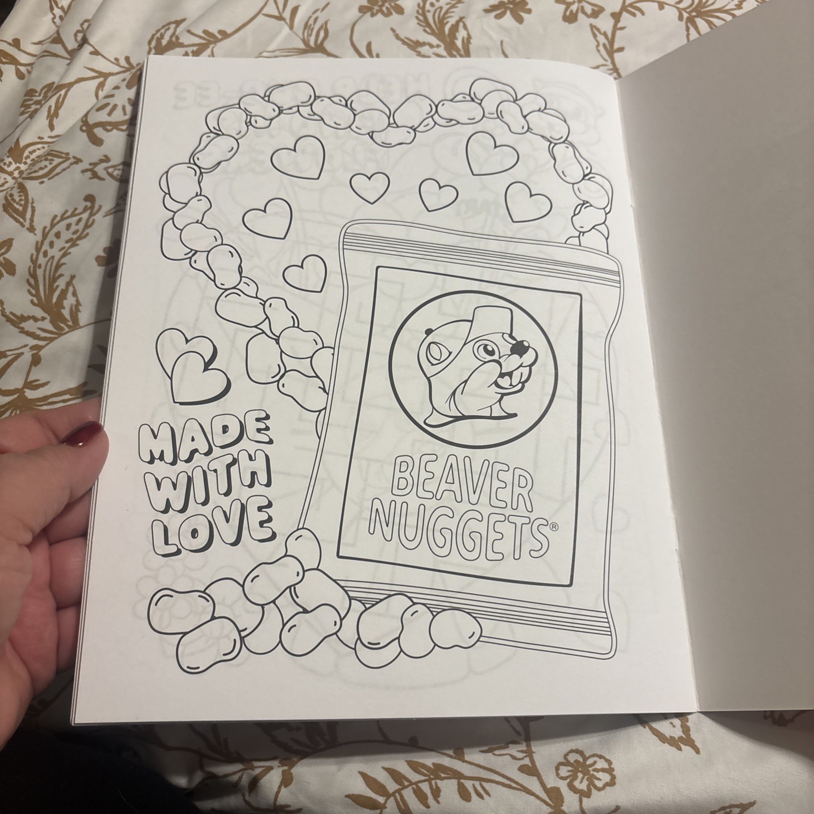 Buc-ee’s – Valentine’s Themed Coloring/Activity Book – 36 fun BOLD pages!