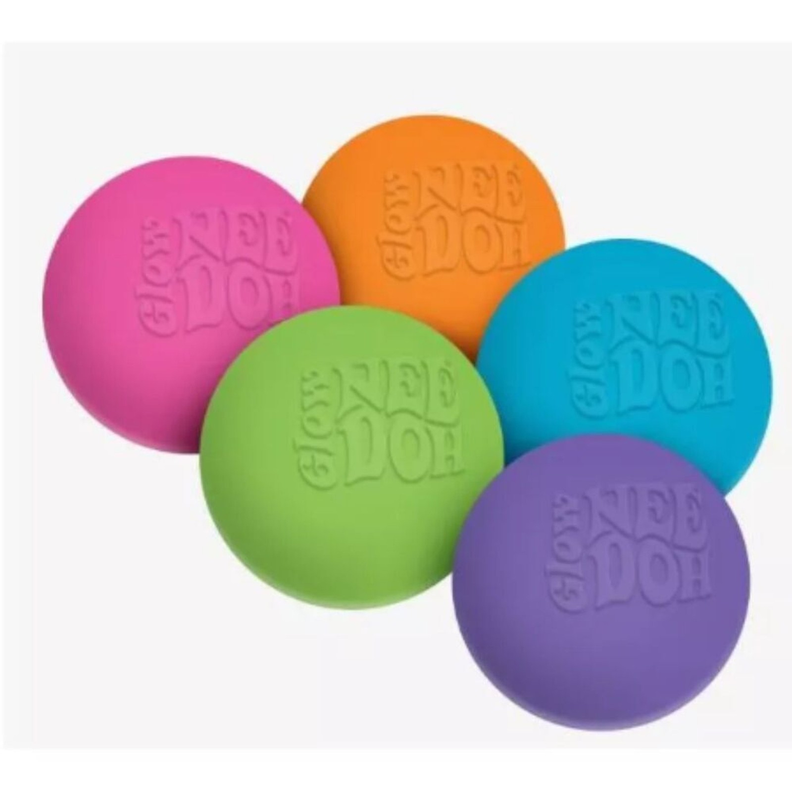 NeeDoh Glow In The Dark Stress Ball- BLUE