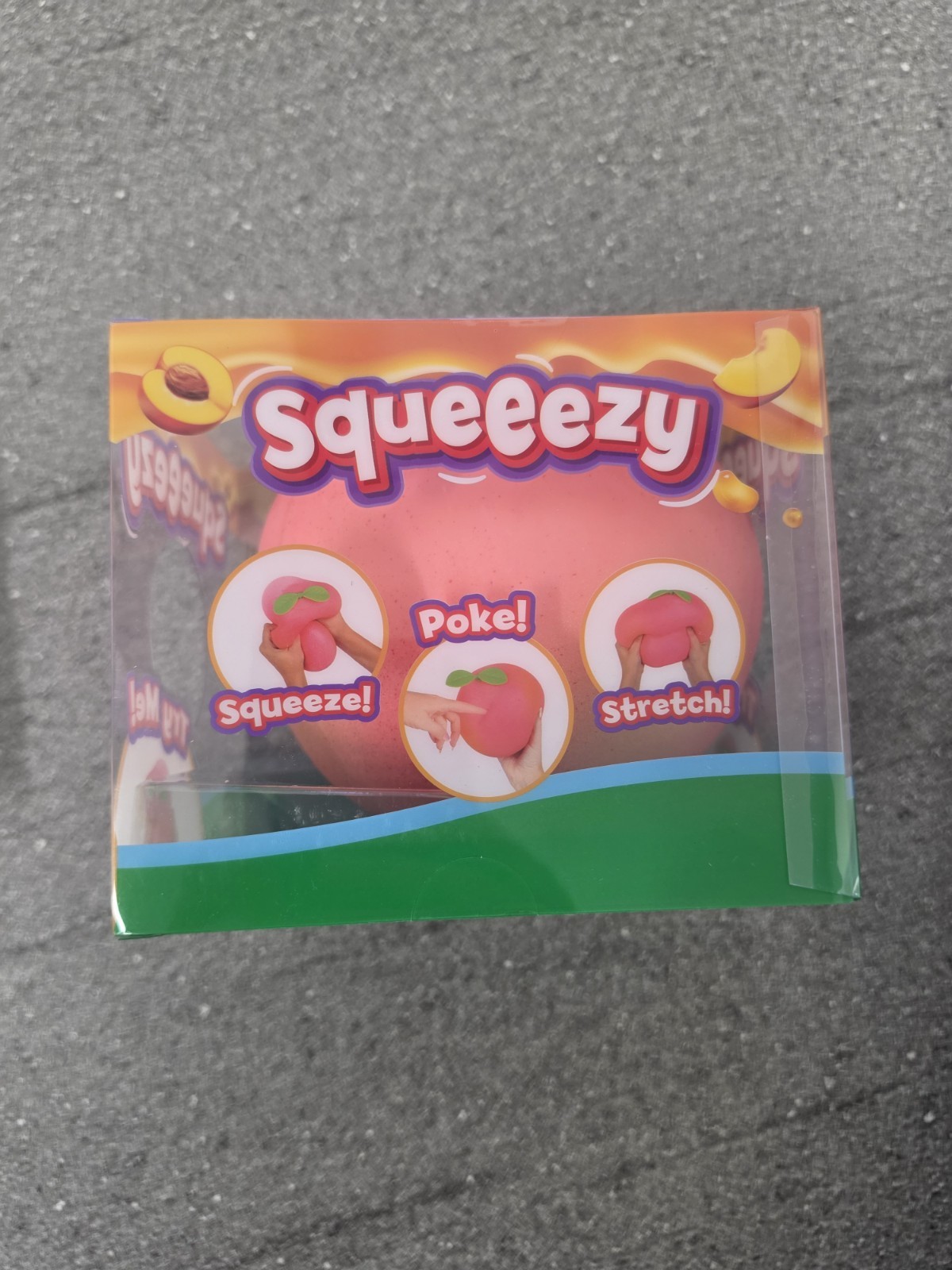 Sunny Days, Jumbo Squeezy PEACH – Squishy Toy, Stress Relief