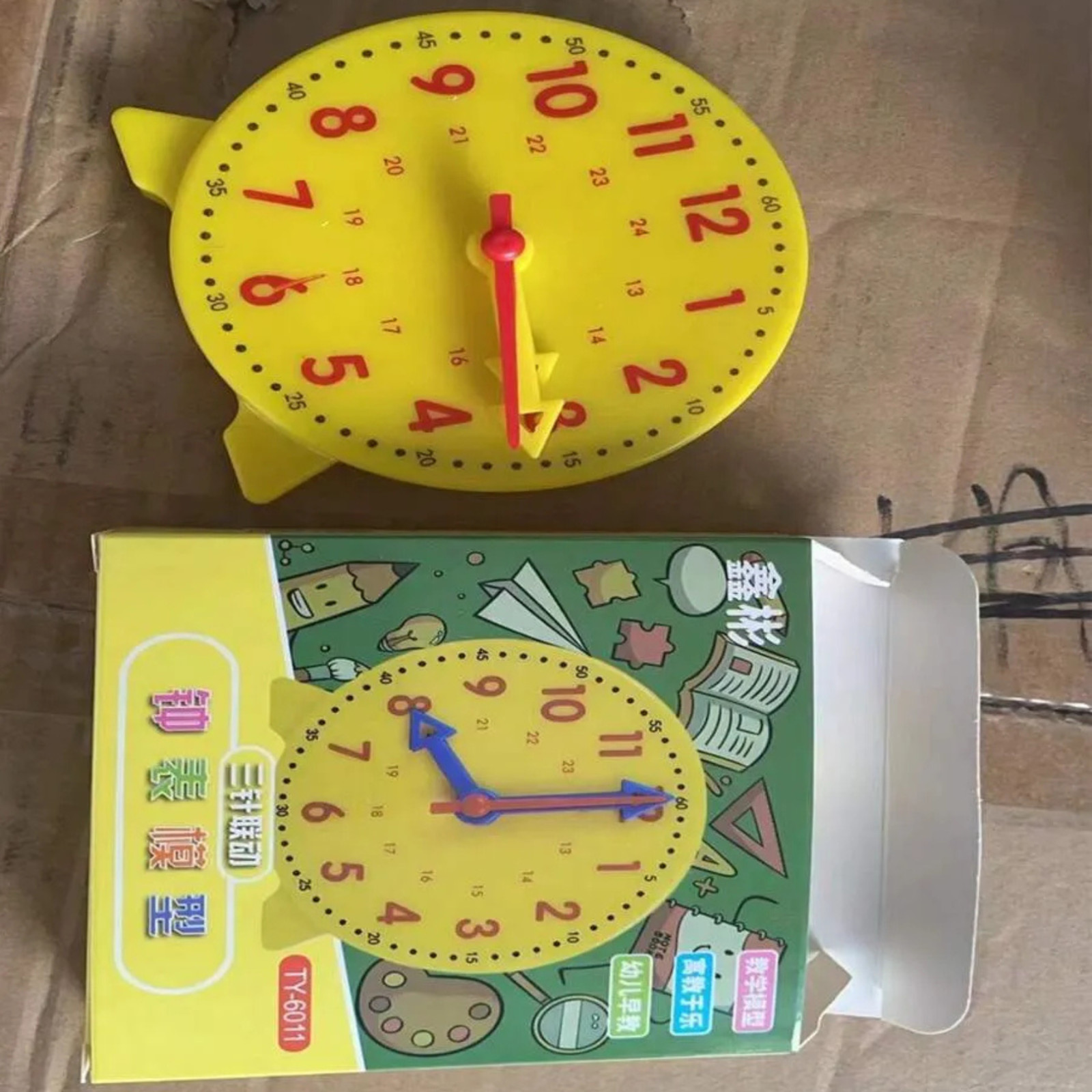 Clock for Teaching Time Learning Resources Time Activity Home & School Supplies