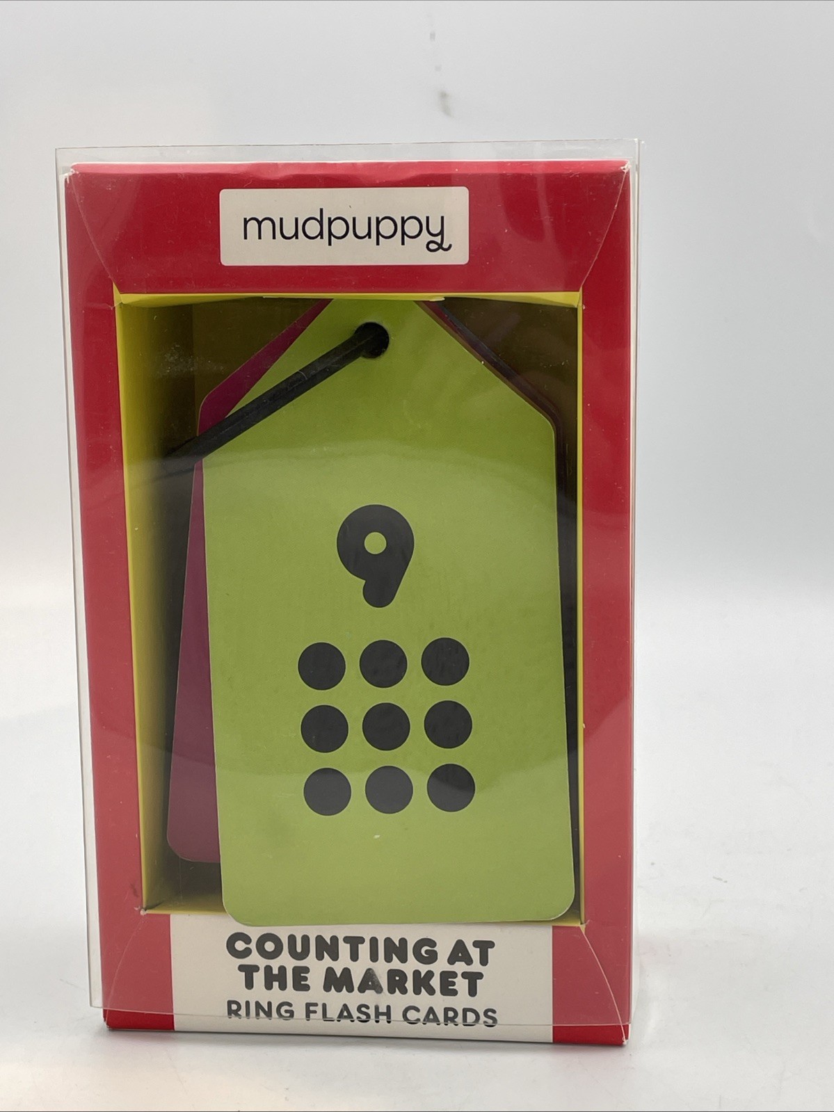 Mudpuppy Counting At The Market Ring Flash Cards Food & Vegetables
