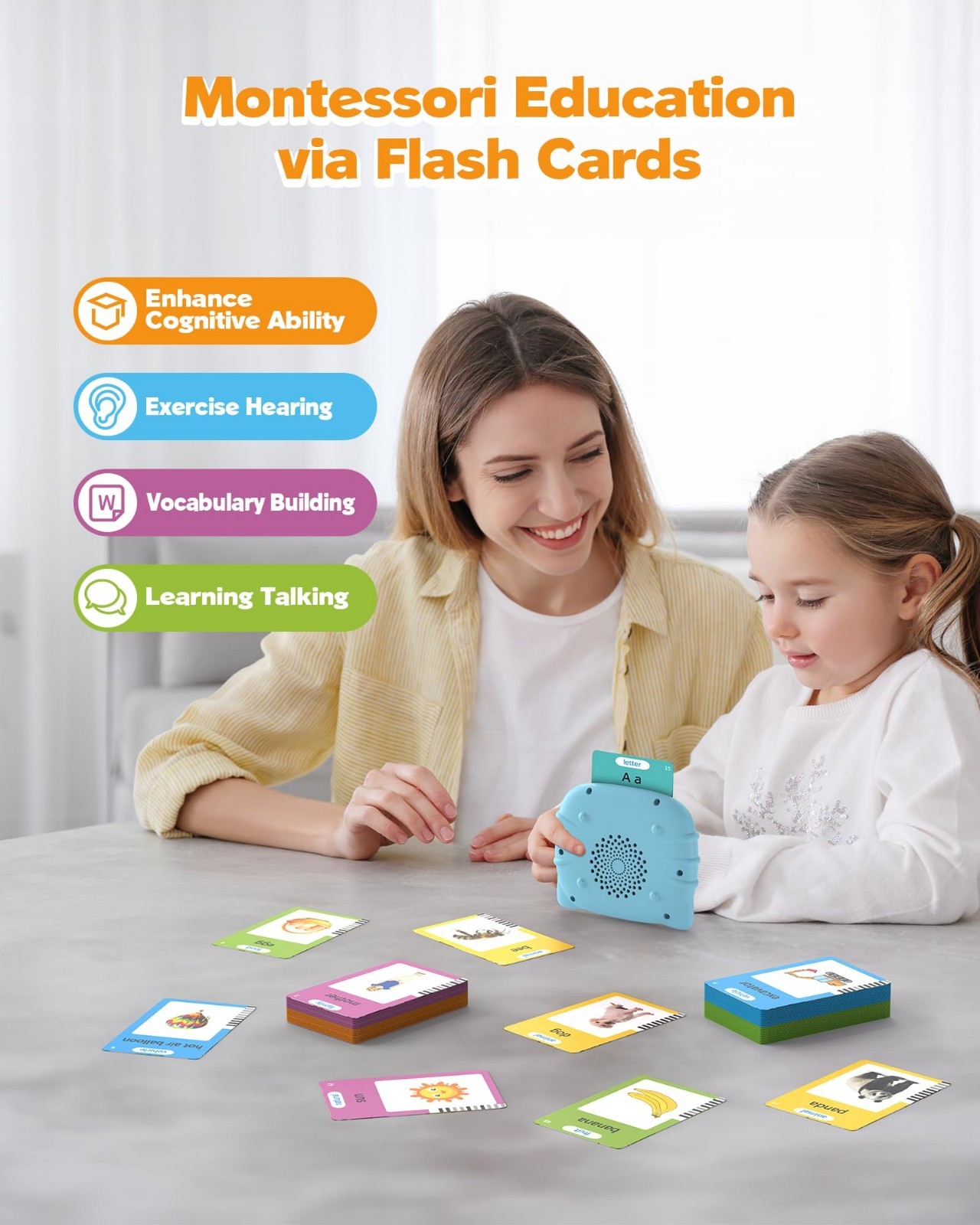 Talking Flash Cards for Toddlers 1-4 Years – Language Learning & Speech Therapy