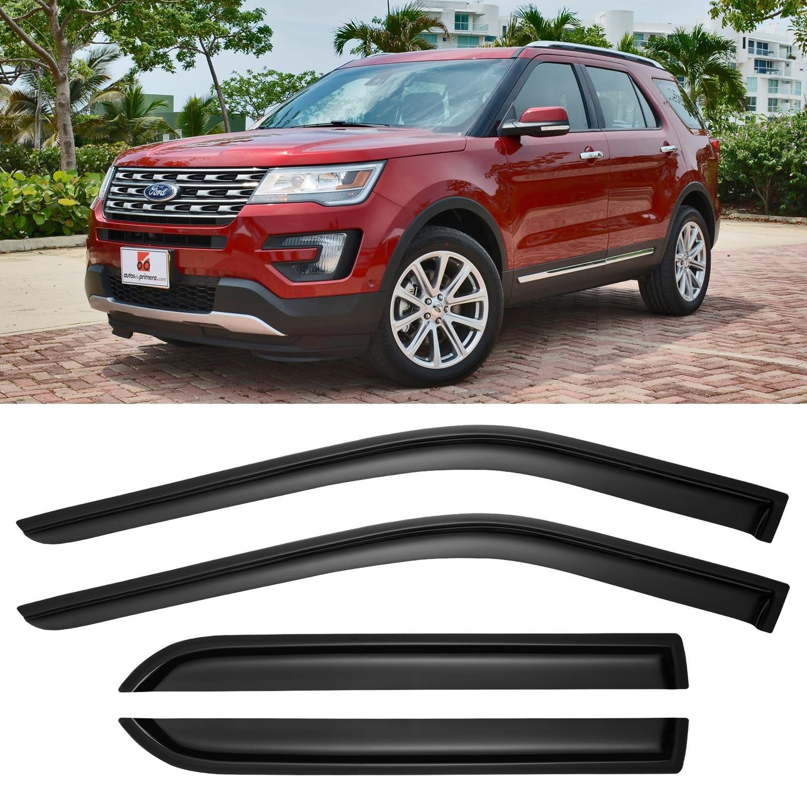 Window Rain Guards Visors for 2011 2012 2013 2014 2015 2016 2017 2018 2019 Fo…