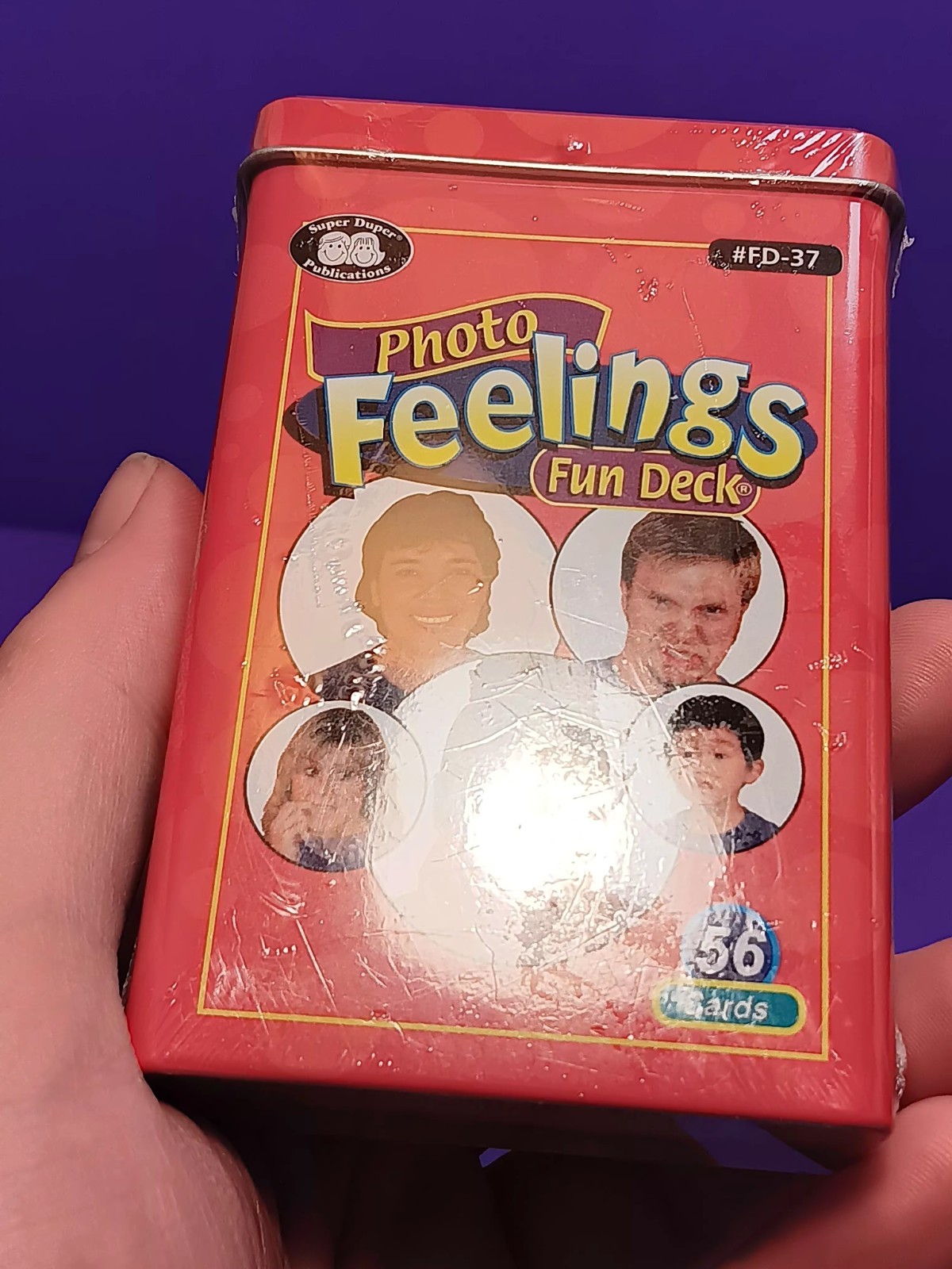 Super Duper Publications Photo Feelings Fun Deck FD-37 NEW SEALED Speech Therapy