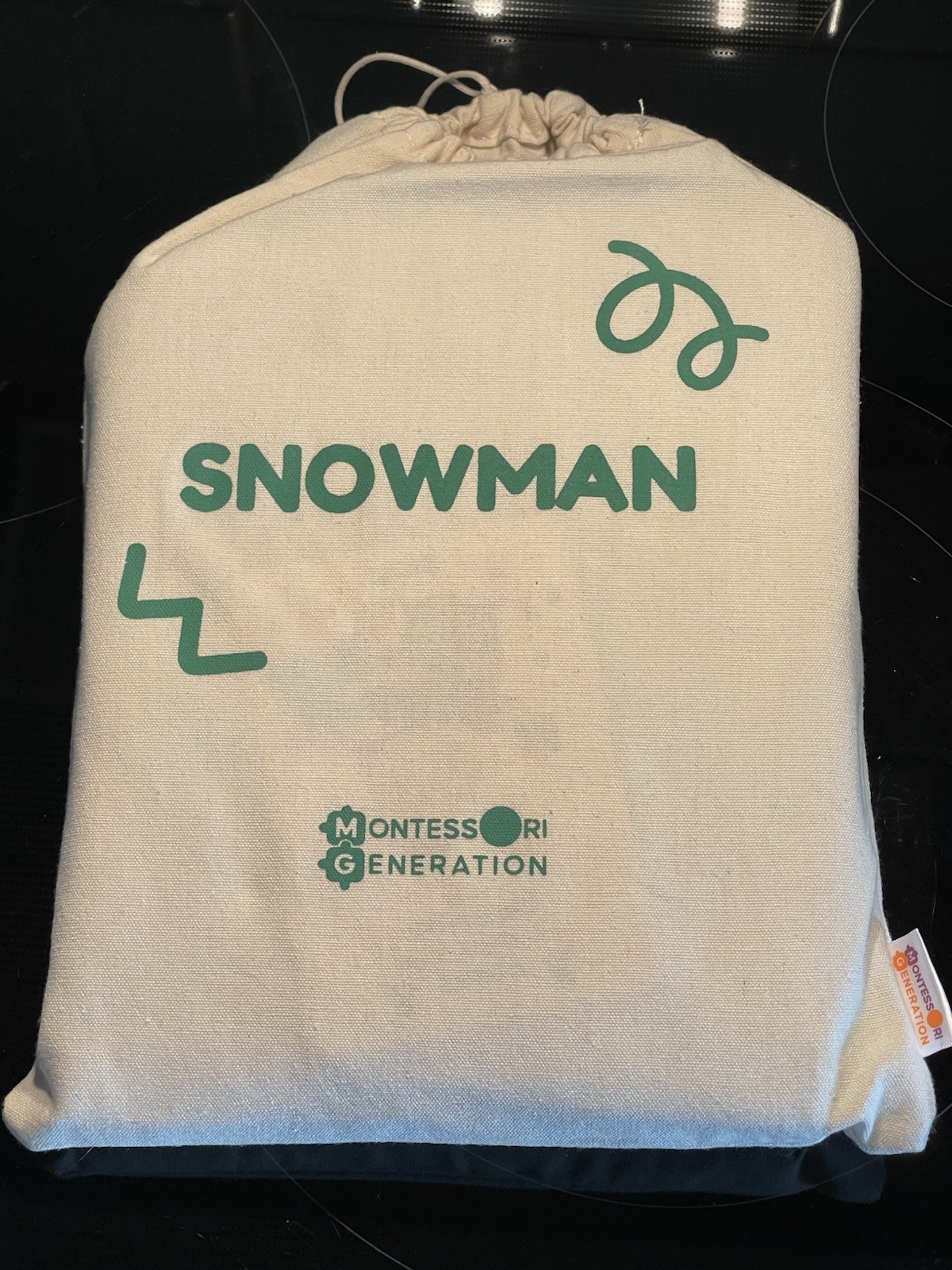 Montessori Snowman And Felt Ornaments NIB Free Shipping