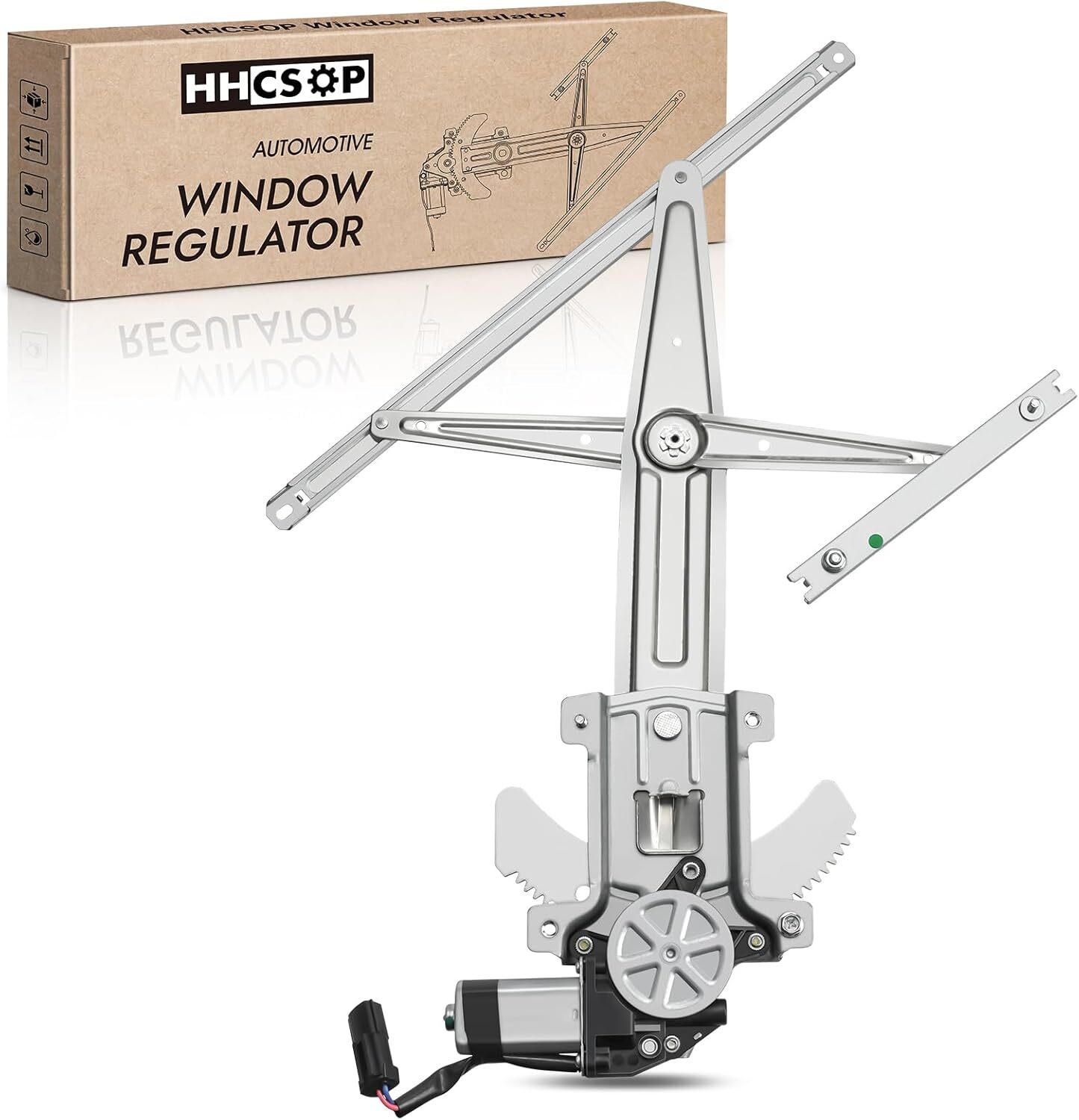 Front Left Driver Side Power Window Regulator with Motor Fit for Chevy Colorado
