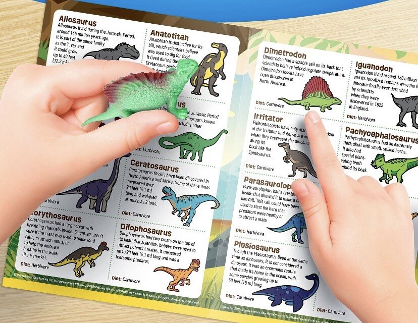 New National Geographic Dinosaur Advent Calendar Include 24 Dinosaurs Fossil Dig