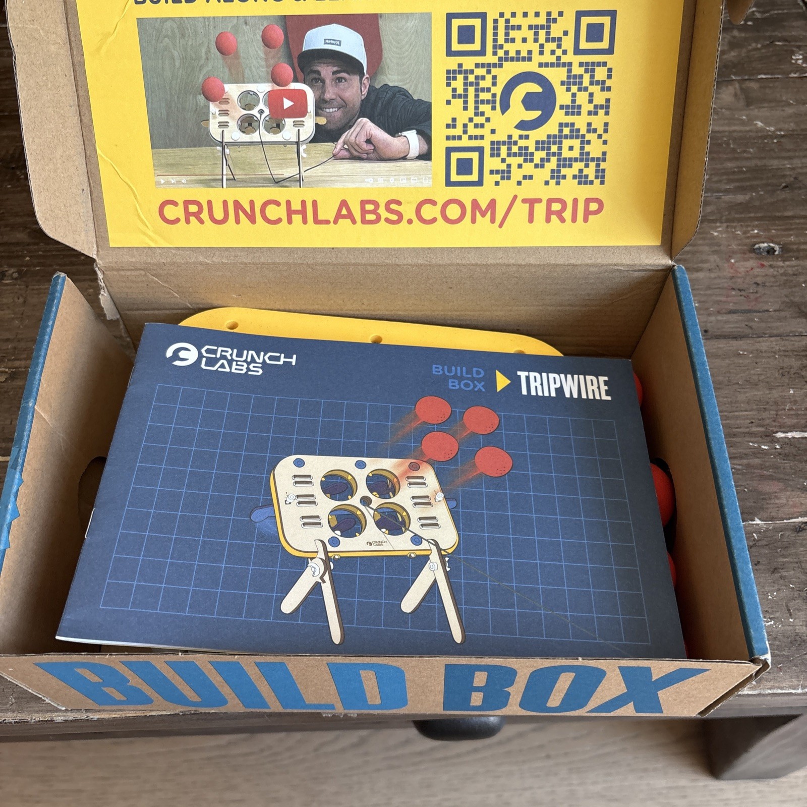 Crunch Labs Box by Mark Rober Tripwire New Open Box Build Engineer