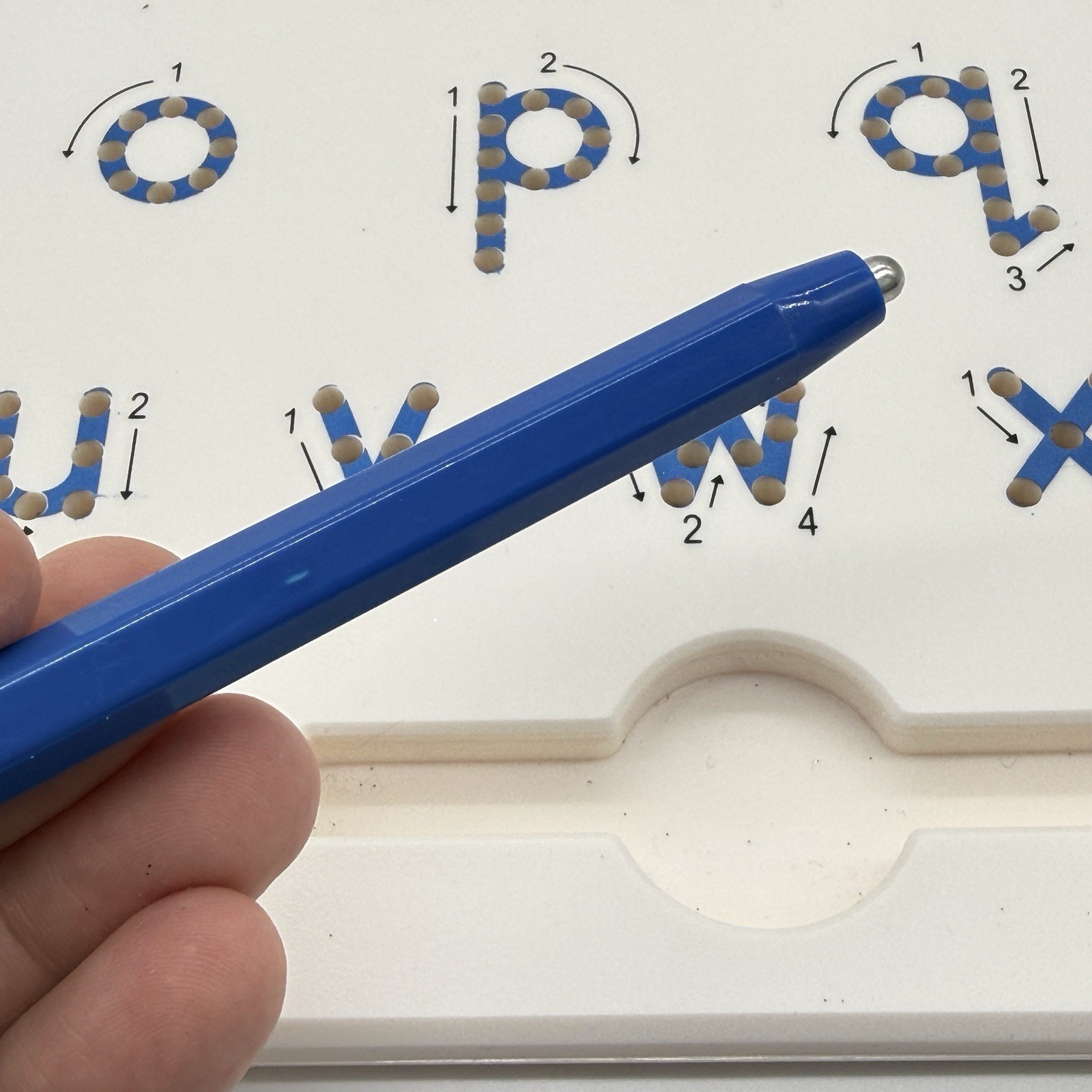 Kid O Magnatab Alphabet Letter Tracing Magnetic Pen Learning Toy Lot of 2 EUC