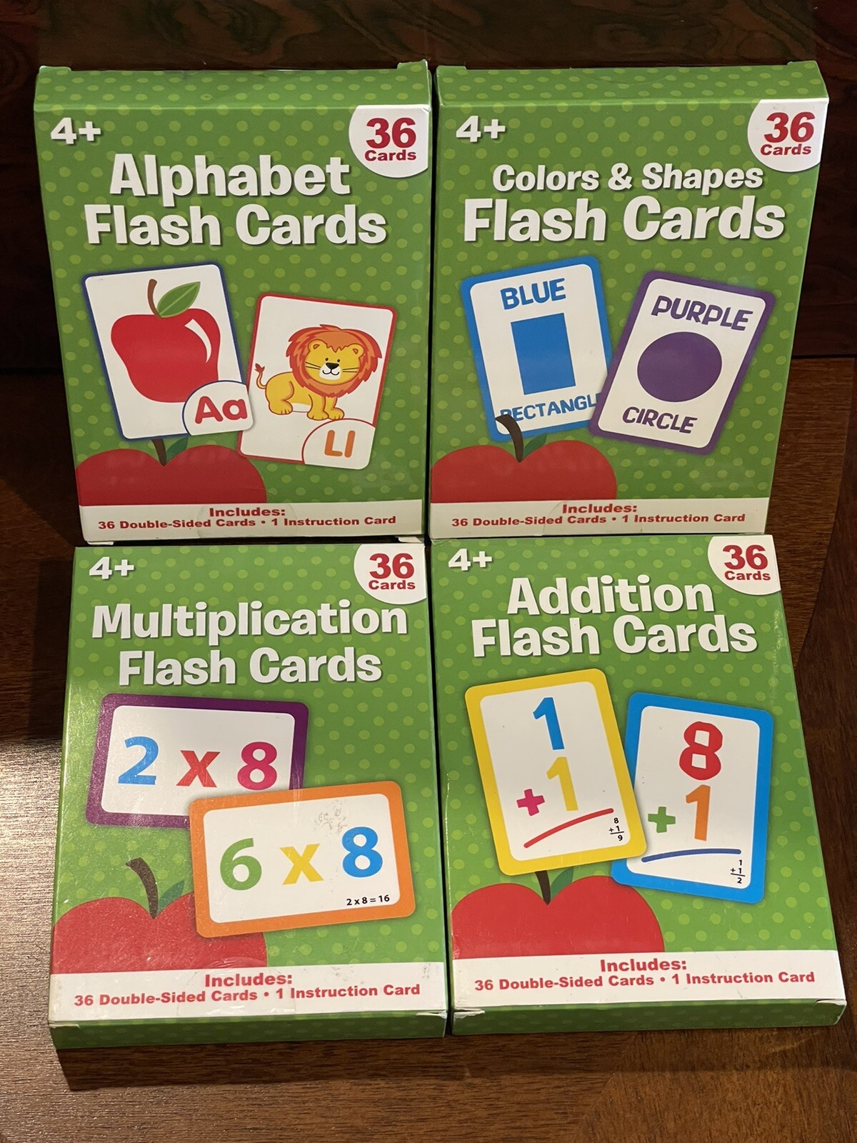 Mathematics Flash Cards ~ Colors/Shapes ~ Multiplication ~ Addition ~ Alphabet