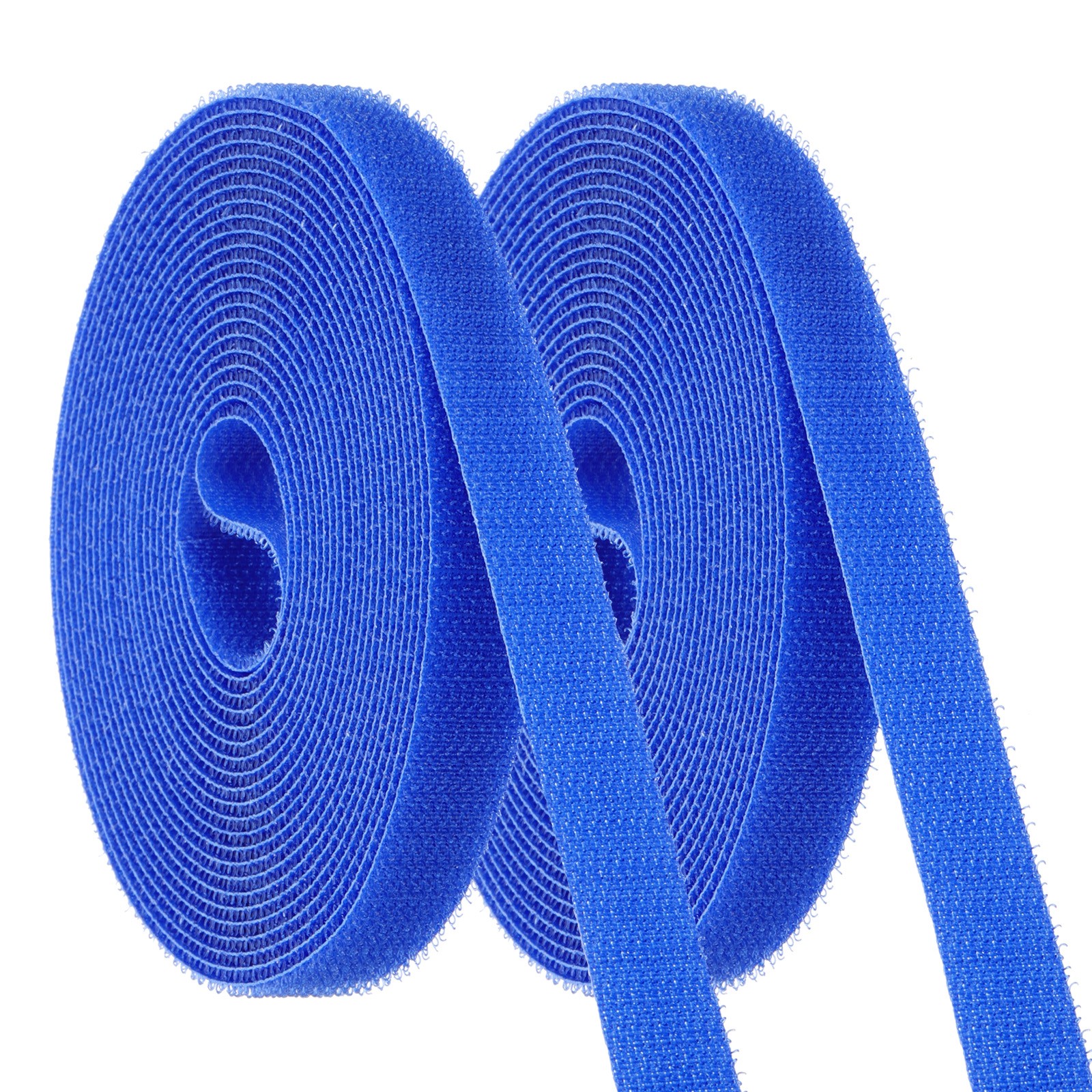 2pcs Carpet Marker Strips 0.6 Inch x 16.4 Ft, Floor Markers Nylon Strip, Blue