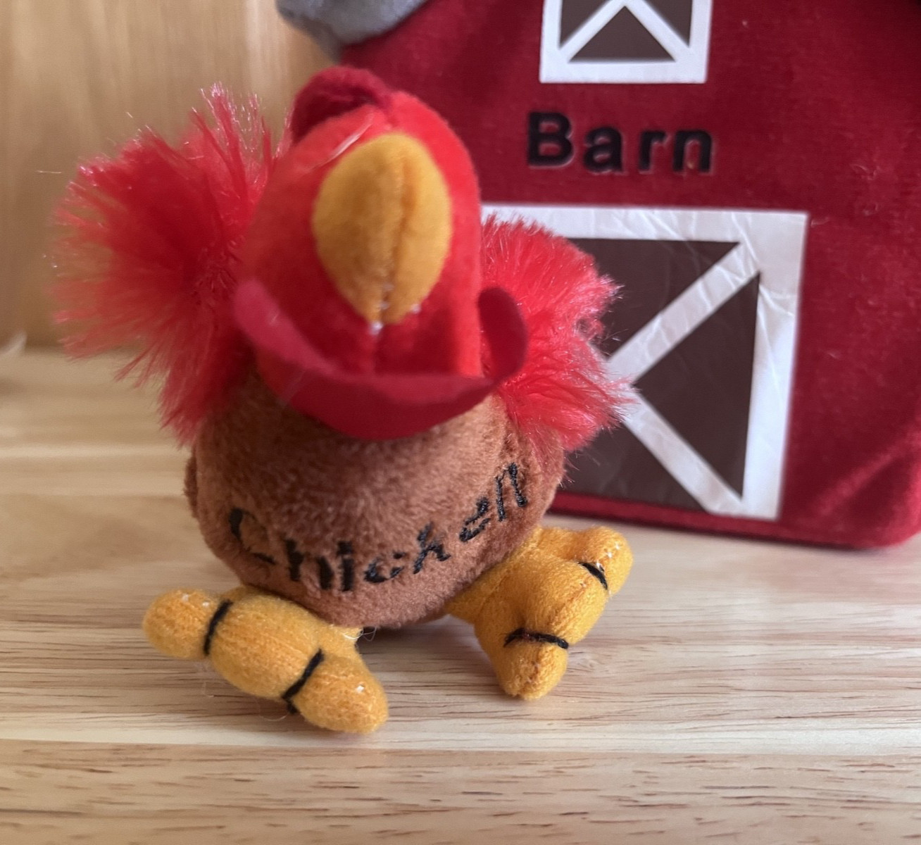 My Barnyard Friends Barn Plush Farm Animals Sounds Talking Chicken Cow & Pig