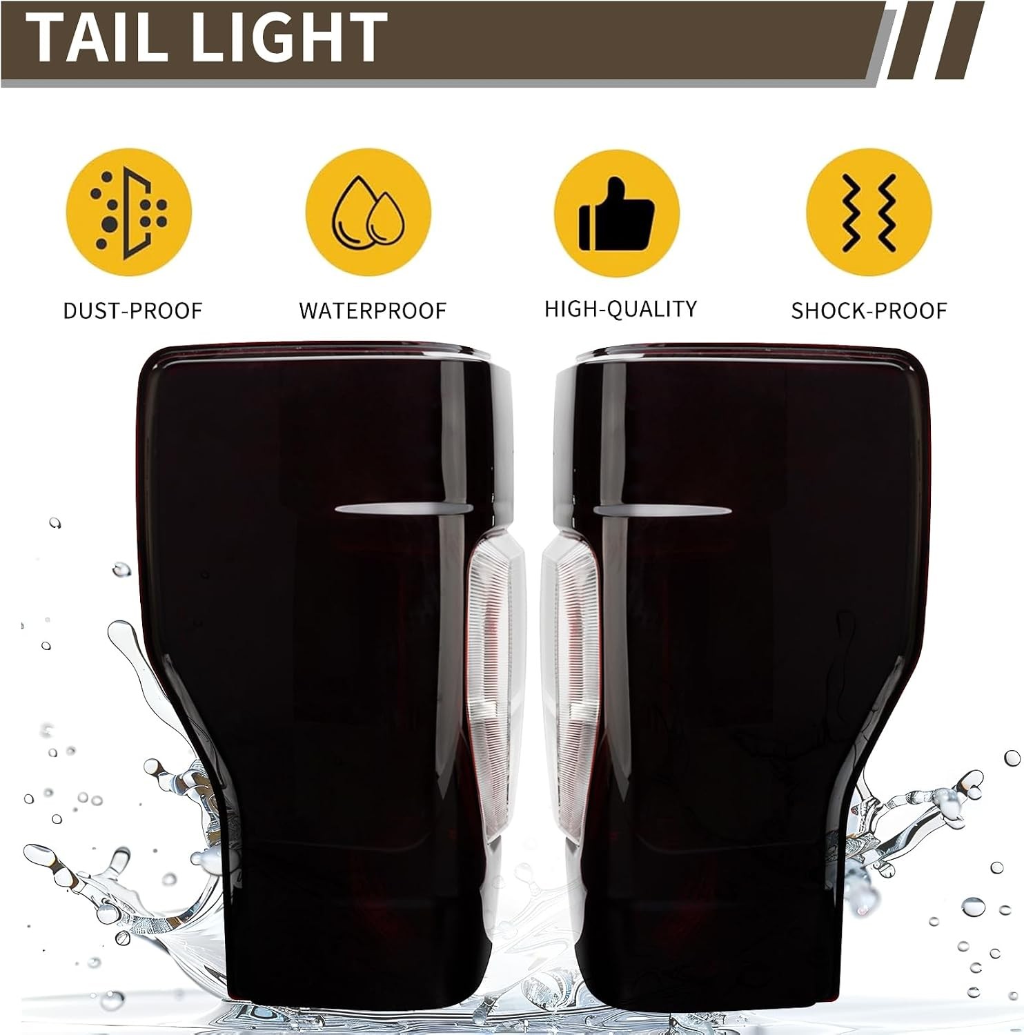 Right Passenger Side Rear Tail Light Assembly for 2020-2022 Ford F250/F350/F450