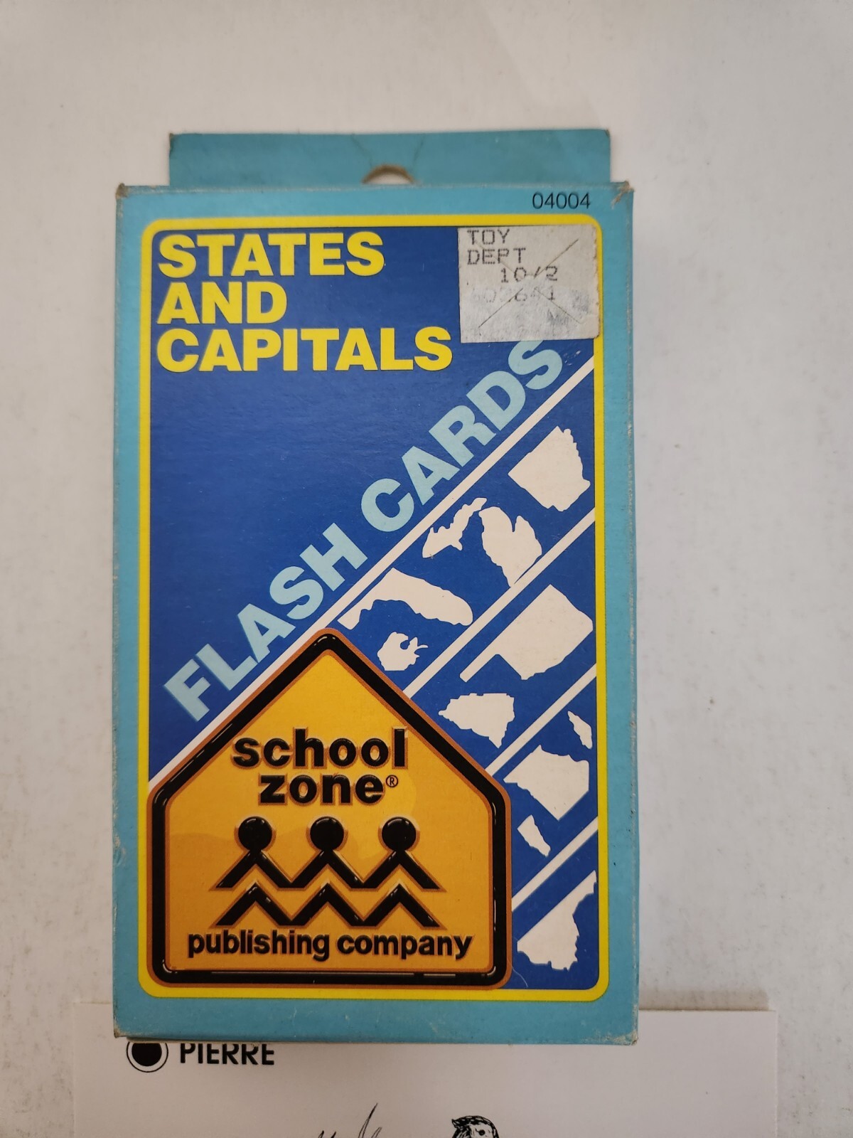 STATES & CAPITALS Flash Cards NOS from School Zone Home Schooling FREE SHIPPING