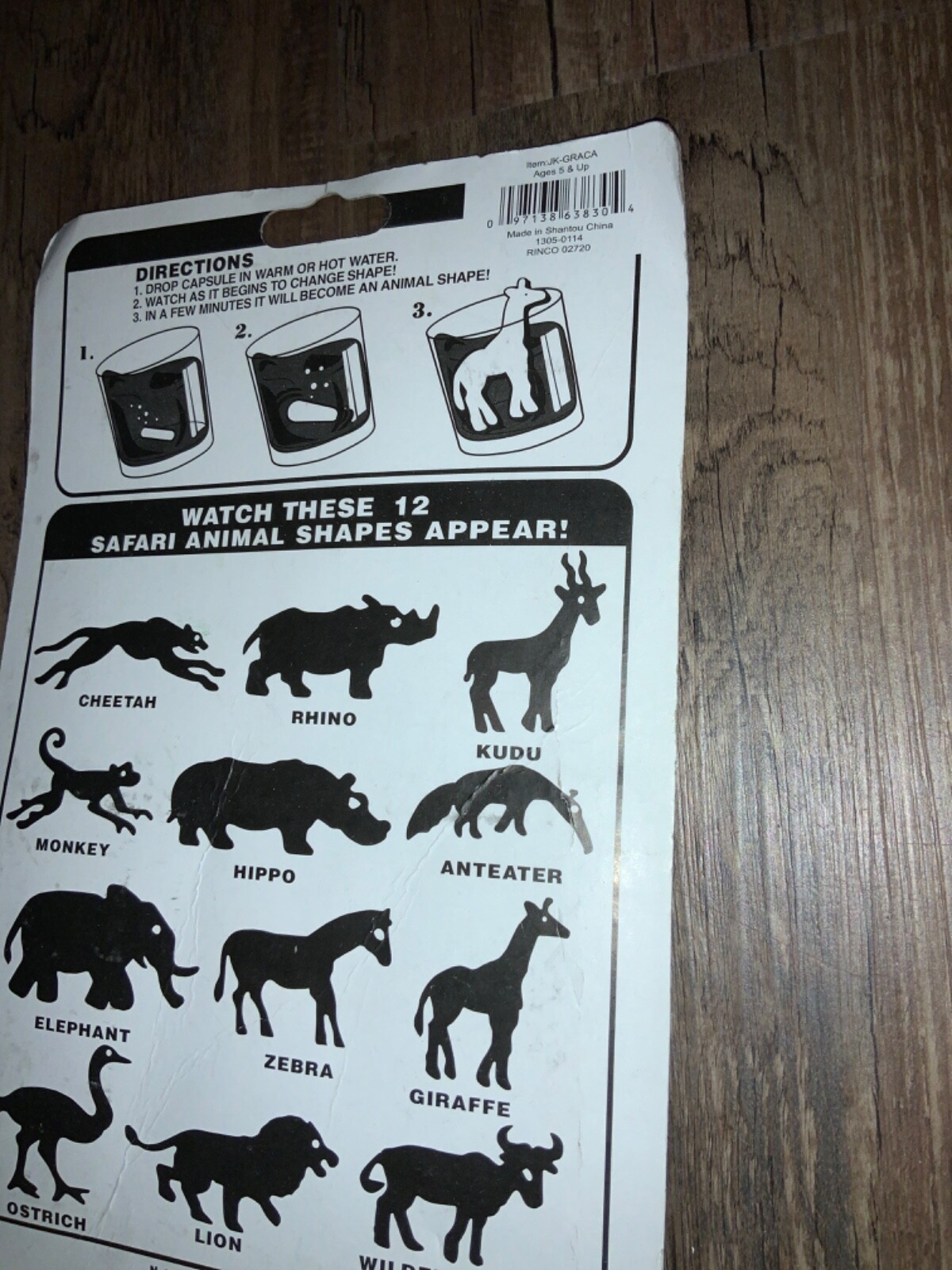 Magic Grow Safari Animals 12 Pack