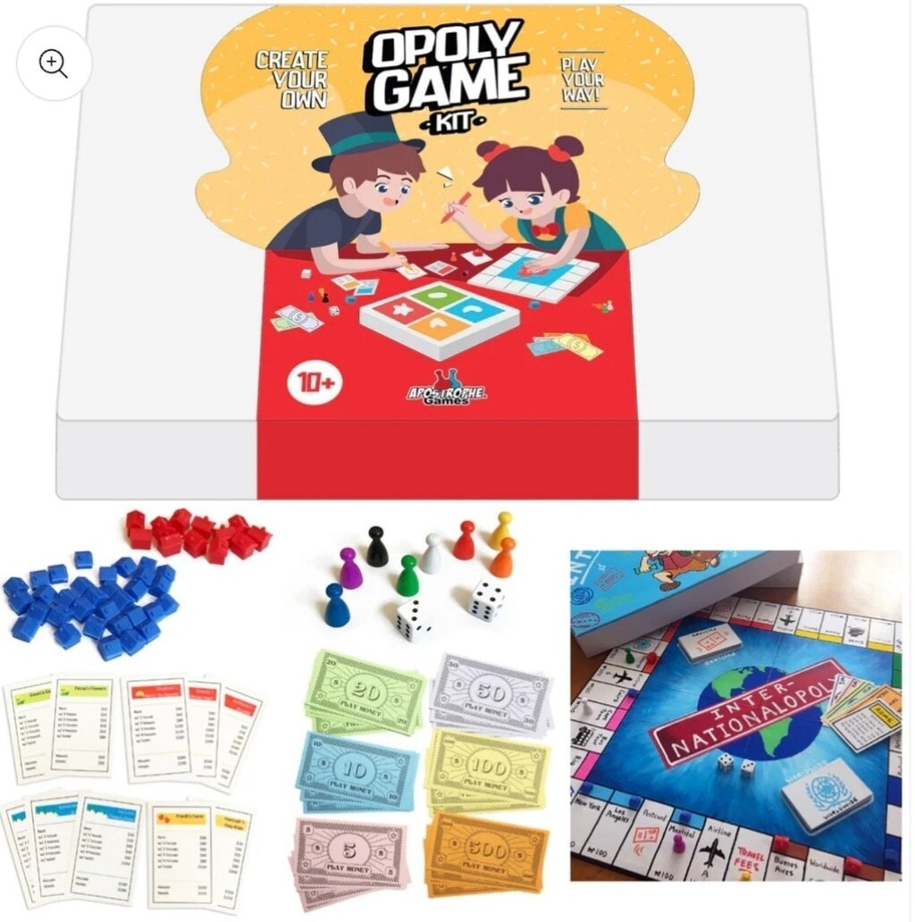 Create Your Own Opoly Board Game Set