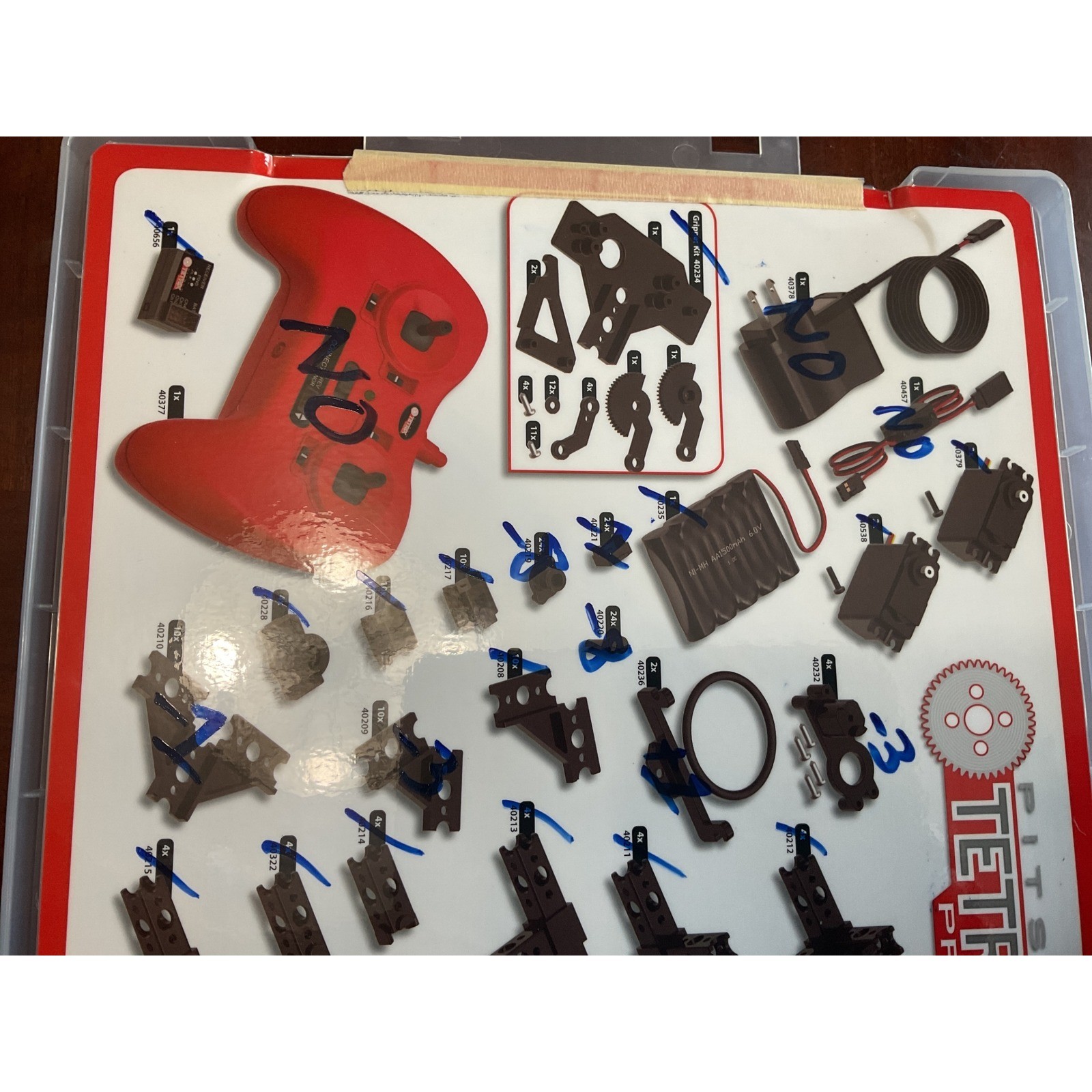 Pitsco Tetrix Prime Robotics STEM Building Set 60159 Incomplete Parts Lot