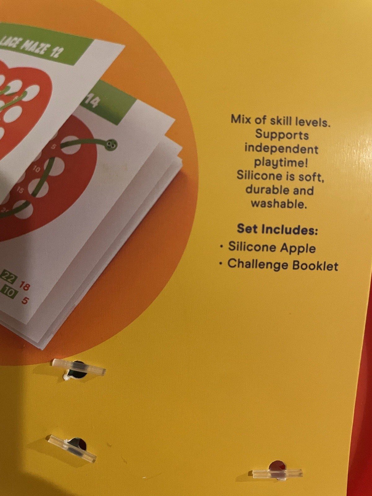 Gigglescape Silicone Lace the Apple 40 Challenges For Unisex Kids Age 3+