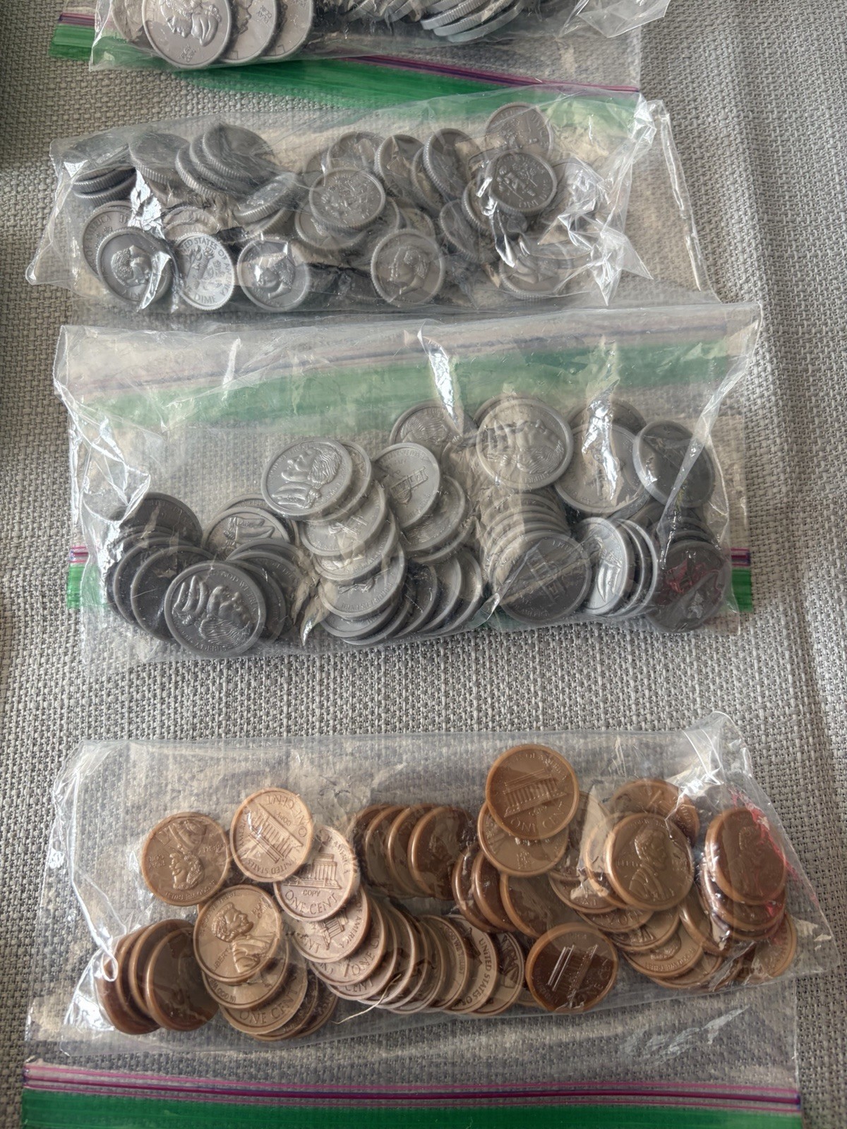 Play Money and Coins With Flash Cards