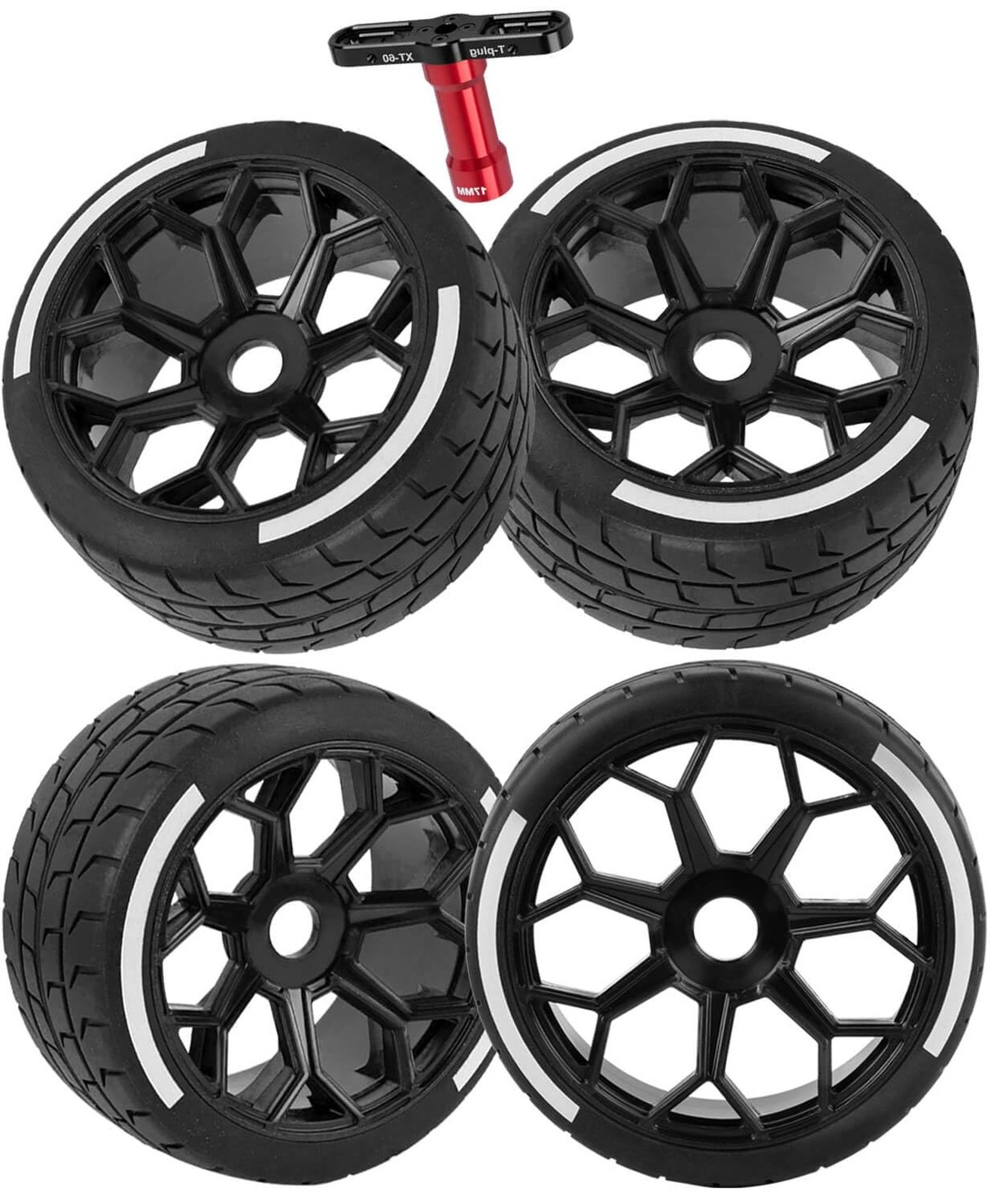 RC Highway Tires Wheel for 1/8 Typhon 6s BLX,1/7 Infraction 6S BLX,Limitless,…