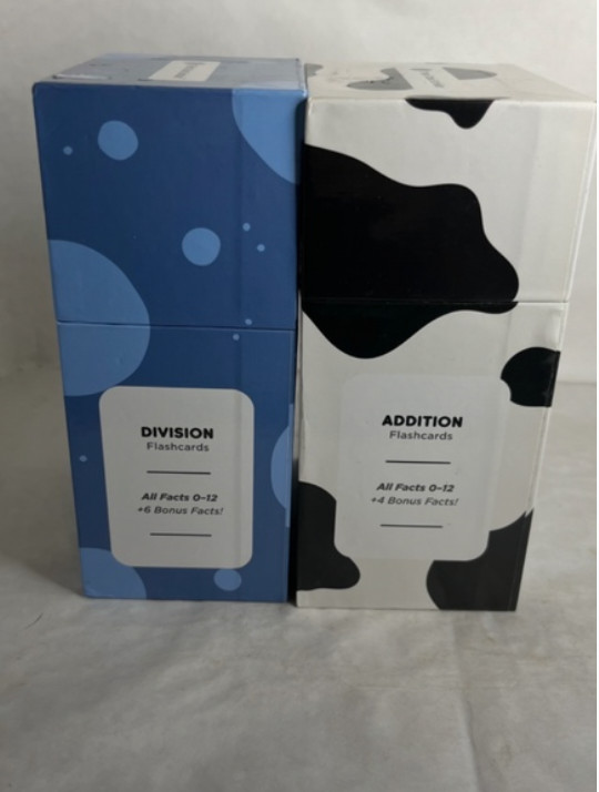 Think Tank Scholar Division and Addition Flash Cards 335 Total
