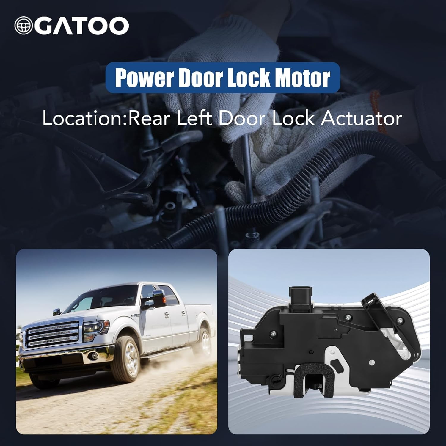 Front Left Driver Side Door Lock Latch Actuator Fit for Ford F150 F-150 Lobo …