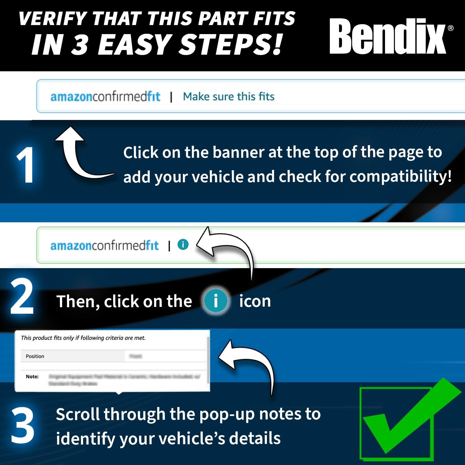 Bendix Premium Ceramic Brake Pads For Ford Edge Lincoln Mkx Mazda Cx Series