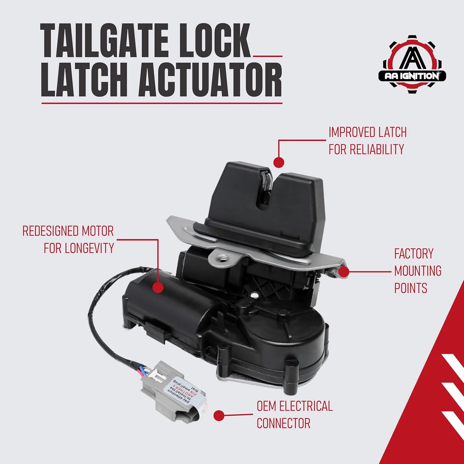 Liftgate Trunk Lock Latch Actuator Replacement by AA Ignition – Replaces FA1Z-74