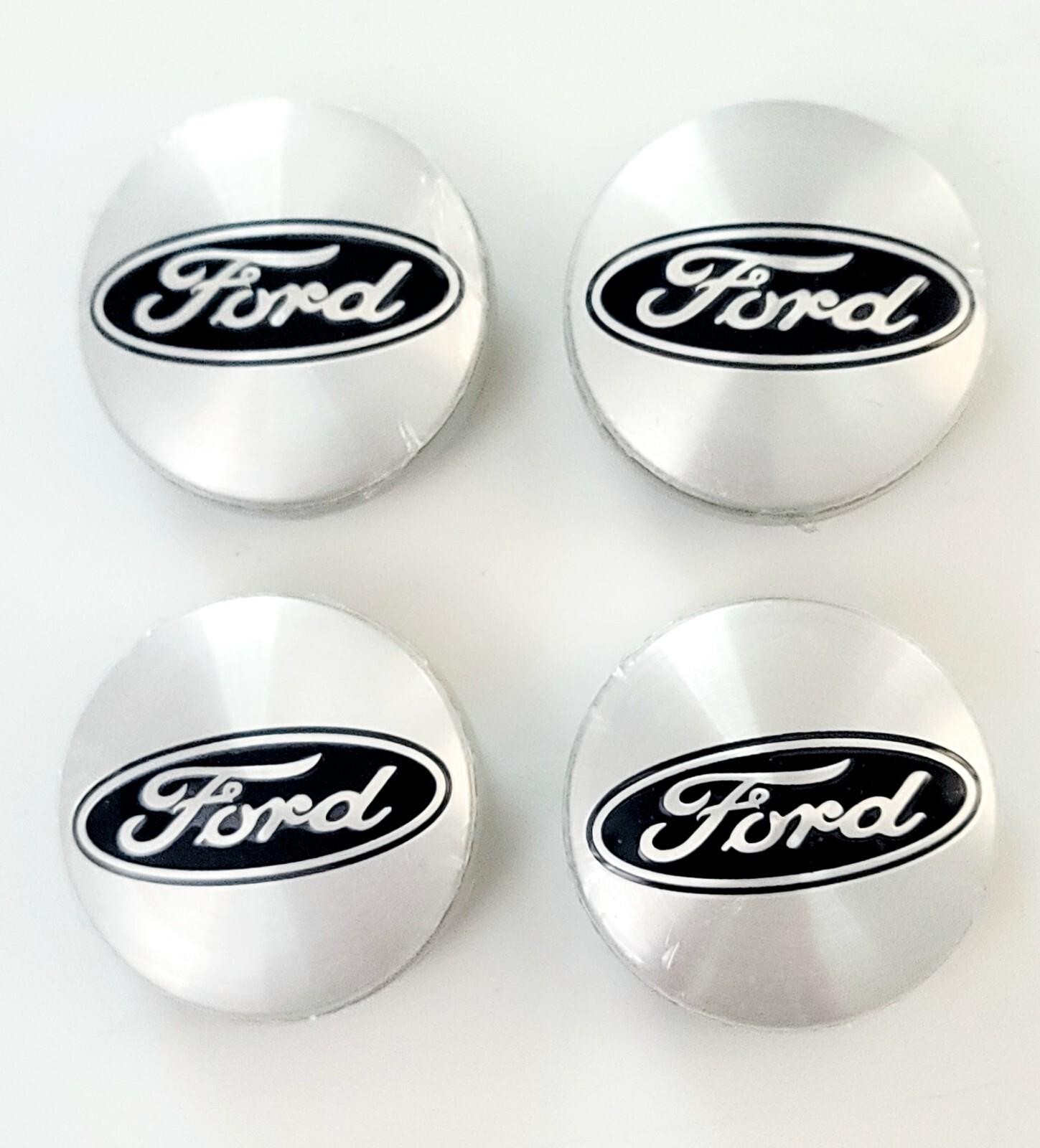 4 WHEEL CENTER CAP 2.125” 54mm 2 1/8” For Ford SILVER BLACK BLUE Cover Caps Tire