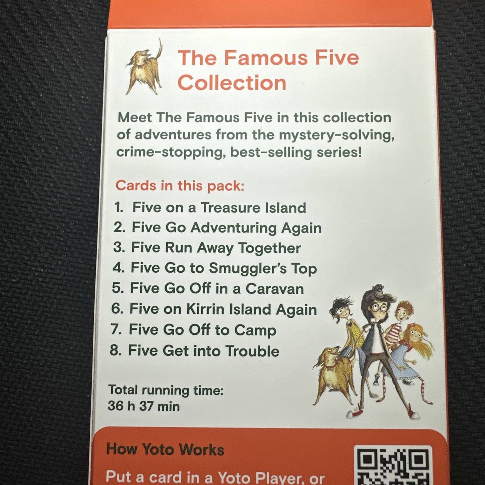 Yoto Card Set: The Famous Five Collection 8 Card UK Exclusive