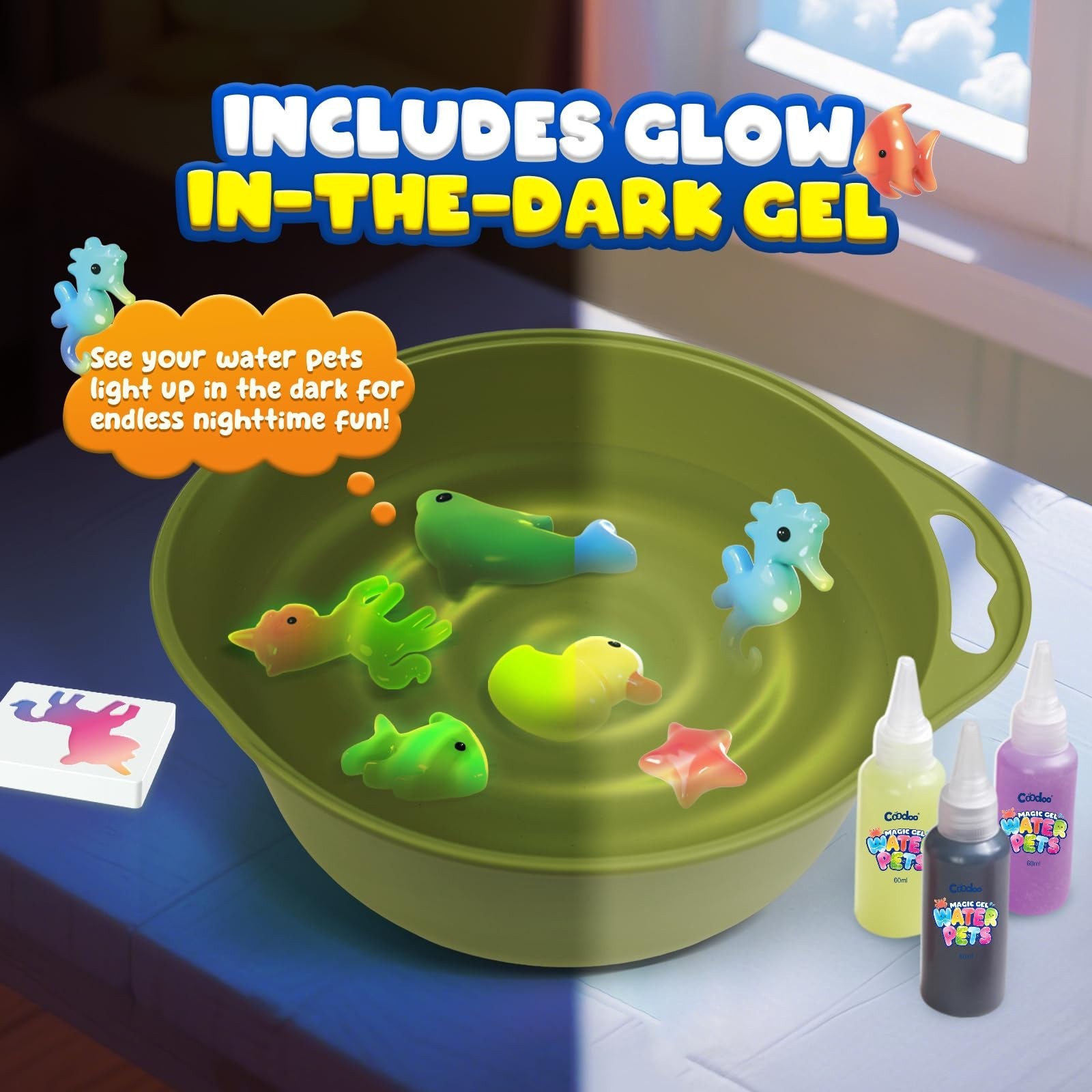 Magic Water Elf Toy Craft Kits for Kids, DIY Your Own Aqua Fairy Water Pets &…
