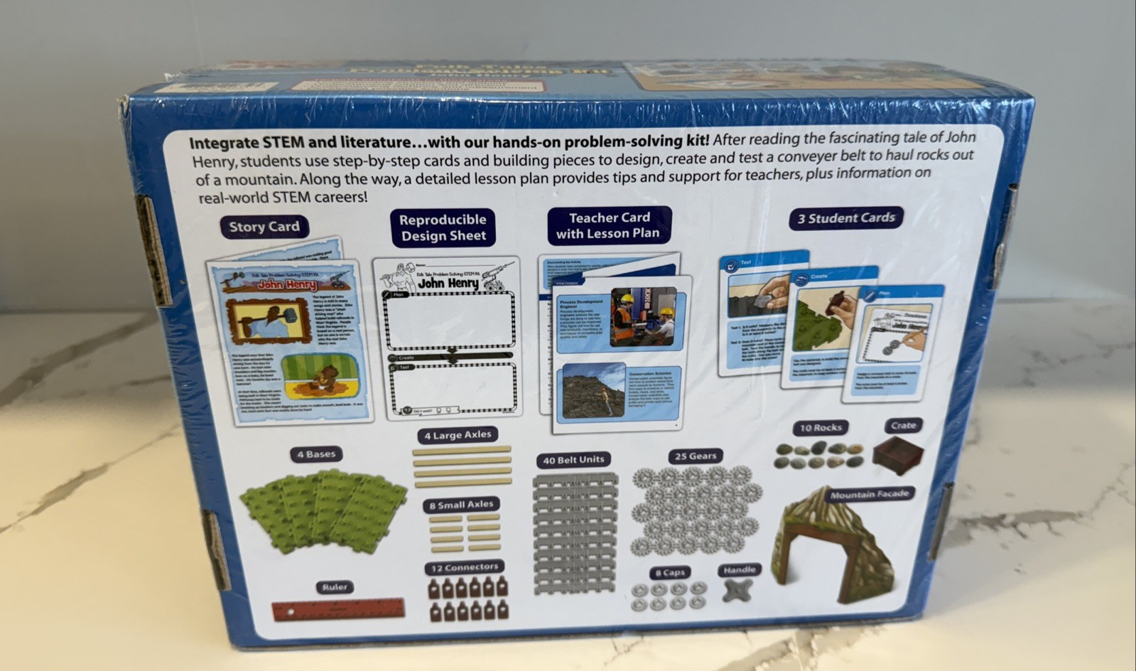 Lakeshore STEM Famous Inventors Problem Solving Kit John Henry NEW SEALED