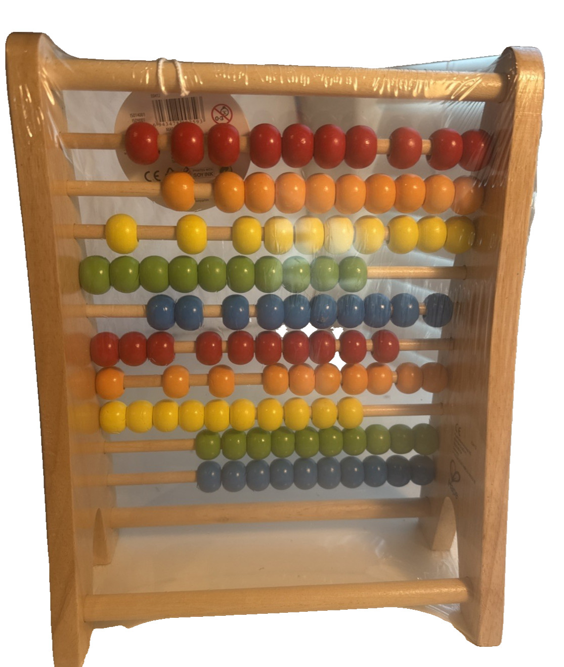 Hape Wooden Rainbow Bead Abacus Regenbogen Abacus 3-years