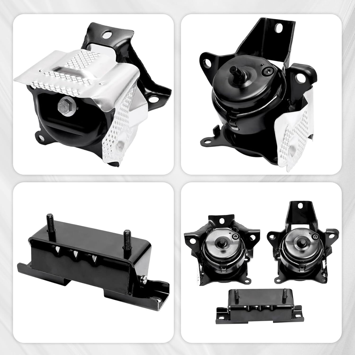Set of 3, Front Left & Right Engine Motor Mount & Trans Mount Compatible with