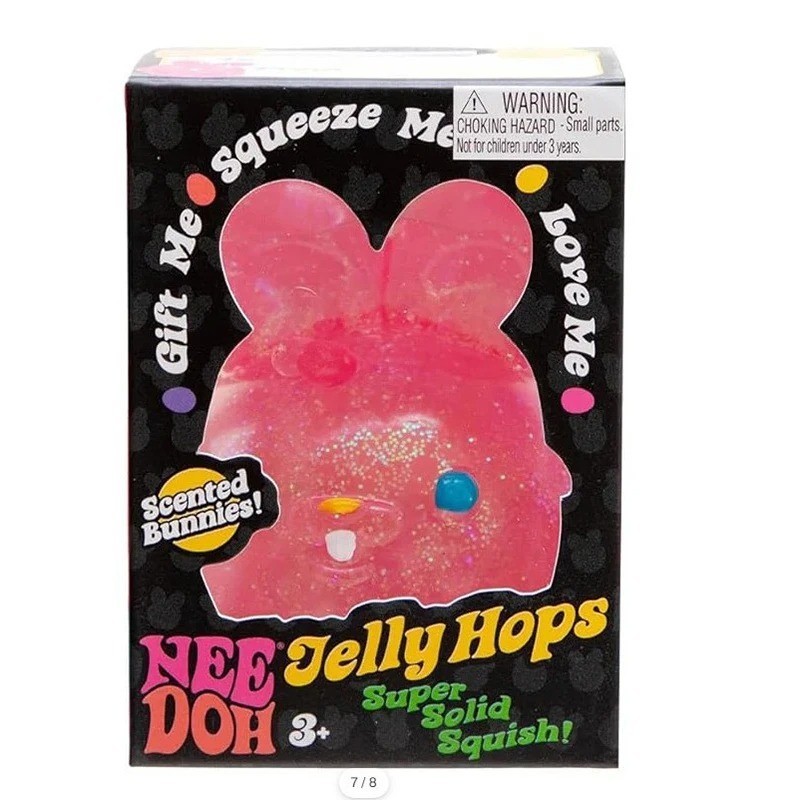 Jelly Hops Scented Easter Super Solid Squish Bunny rabbit Stress Toy