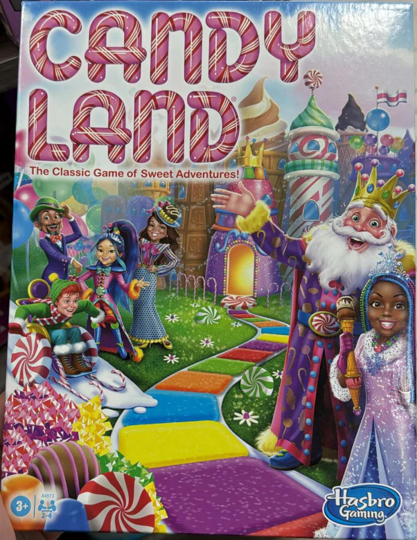 Hasbro Candy Land Board Game for Kids Ages 3+ – Classic Color Matching Family