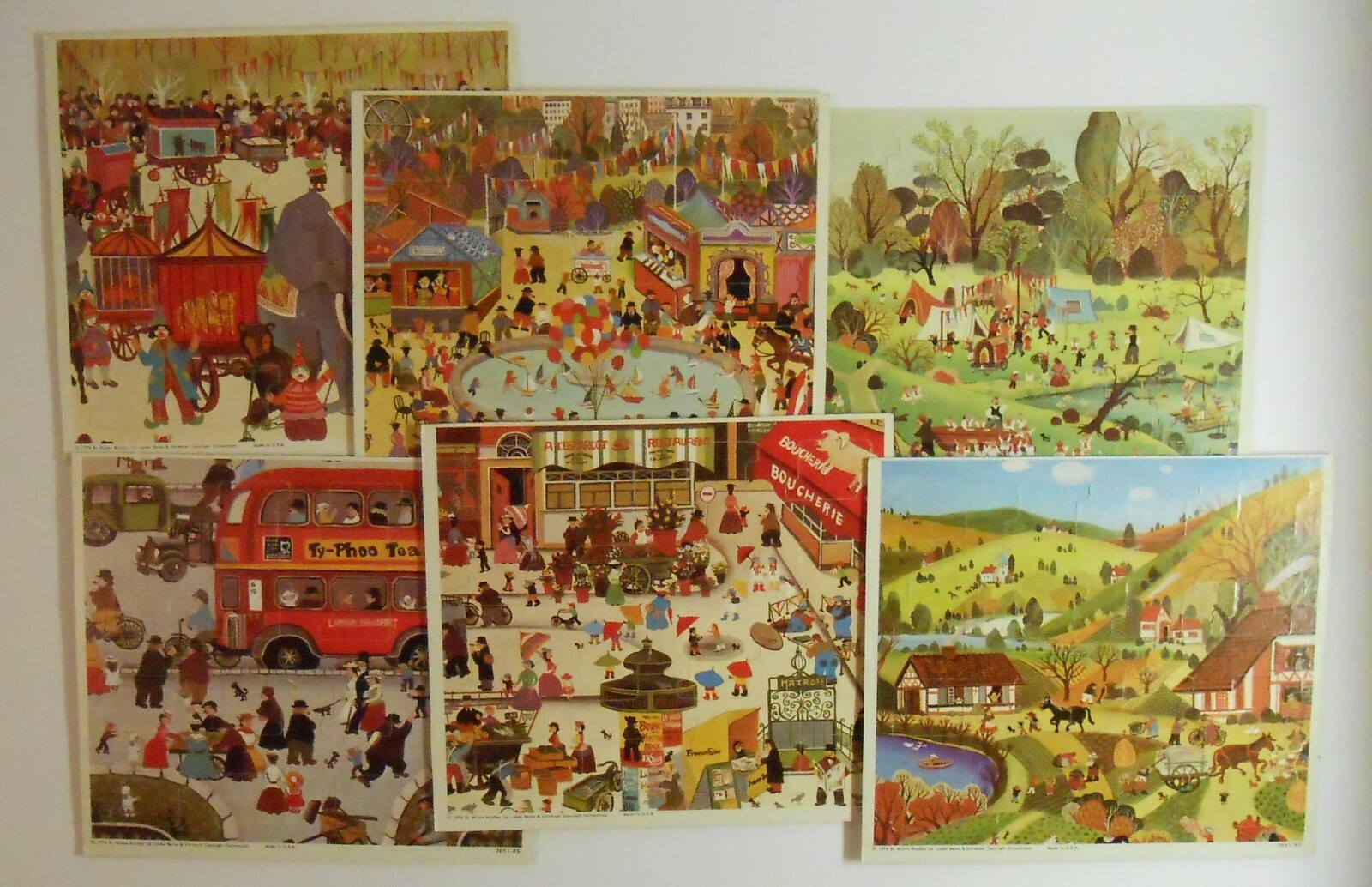 Vintage 1974 Milton Bradley SIX PLACE & CHECK PUZZLES for Math – Never Used