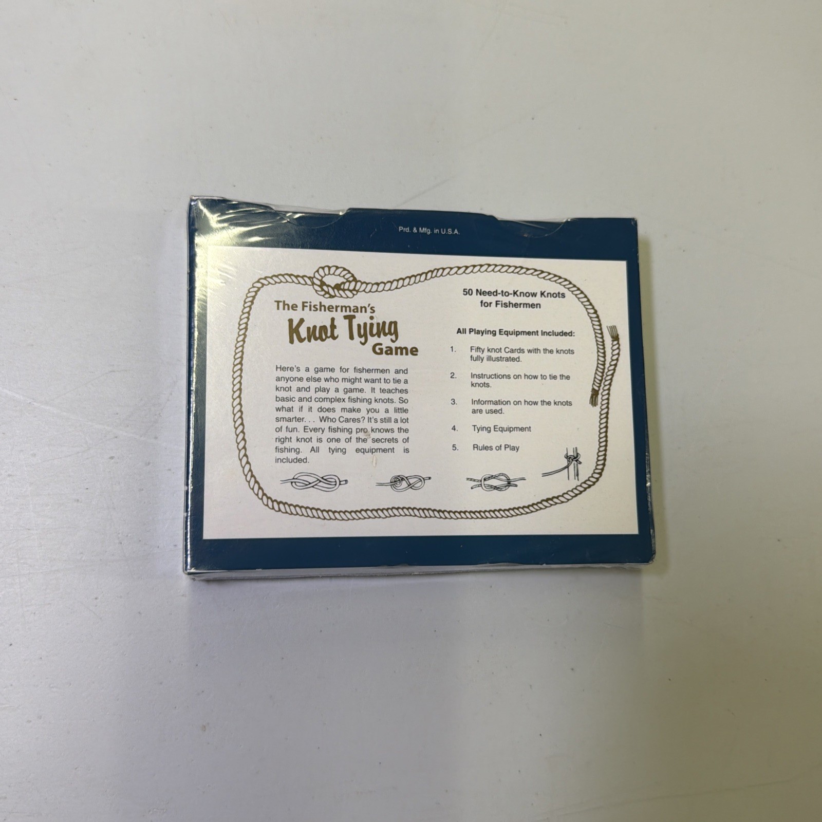 The Camper’s Knot Tying Game 50 Need To Know Knots Equipment Included New