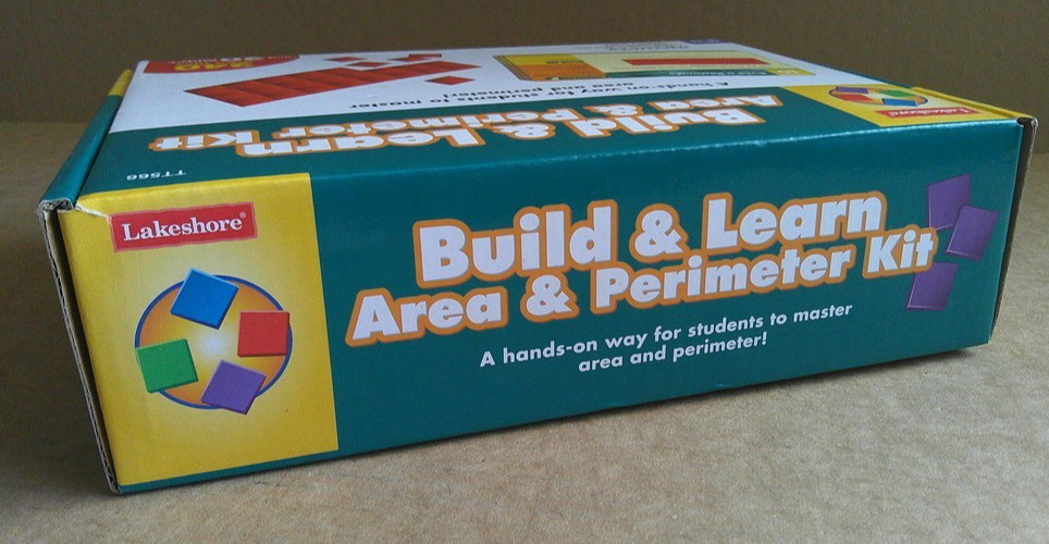 Lakeshore Build & Learn Area & Perimeter Kit # TT566 Grades 3–4 (ages 8–9)