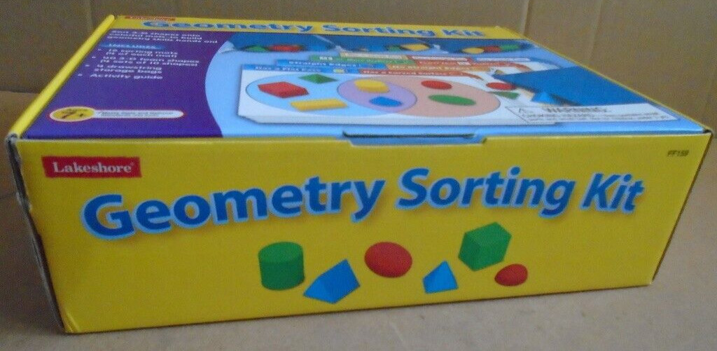 Lakeshore #FF159 Geometric Sorting Kit Age 7+ Learning Game (100% complete)