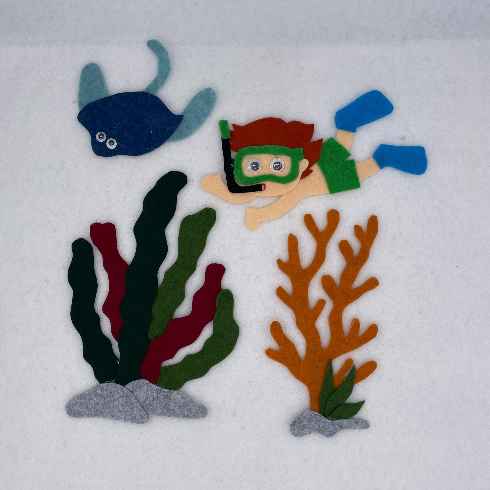Under the Sea, Ocean Life, Sample Set for Felt or Flannel Board Play