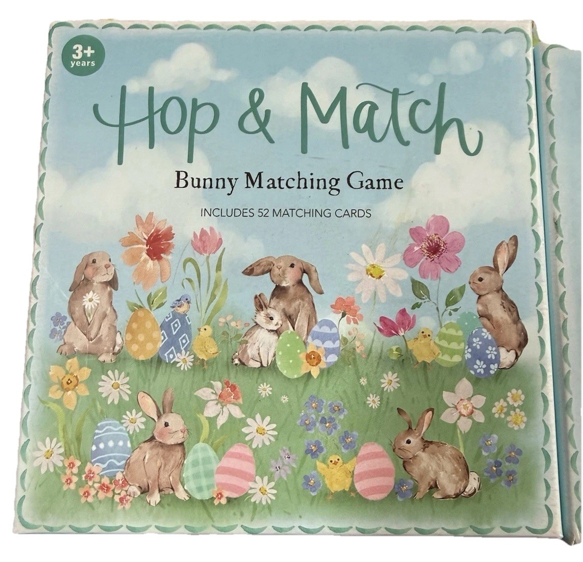 Children Hop & Match Bunny Matching Game 52 Cards Beanie Baby Bunny