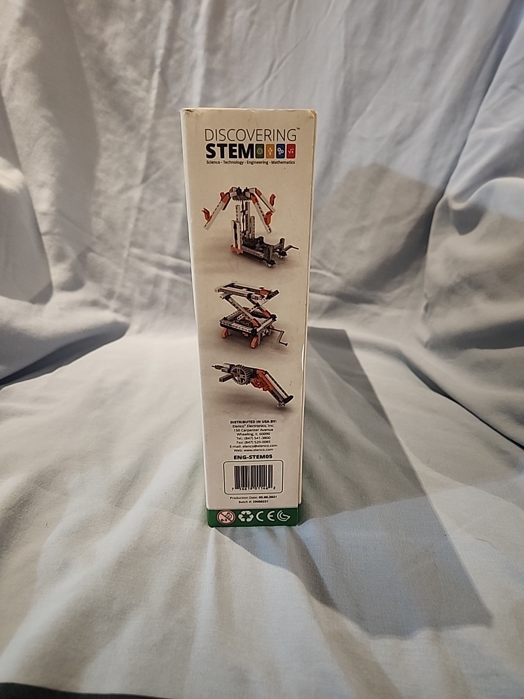 Engino STEM Mechanics: Gears & Worm Driveset New. Ages 6 To 13 Mechanics Movemen