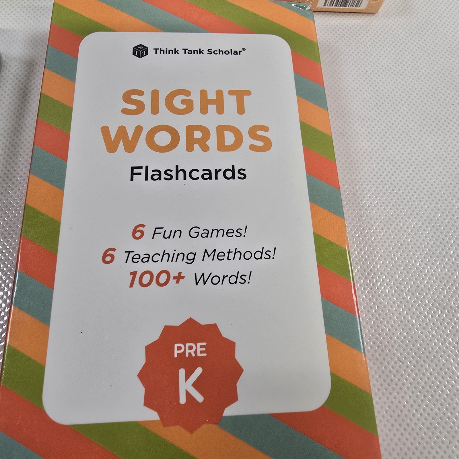 Think Tank Scholar Sight Words Flashcards Box Set of 5 520 Words Preschool-3rd G