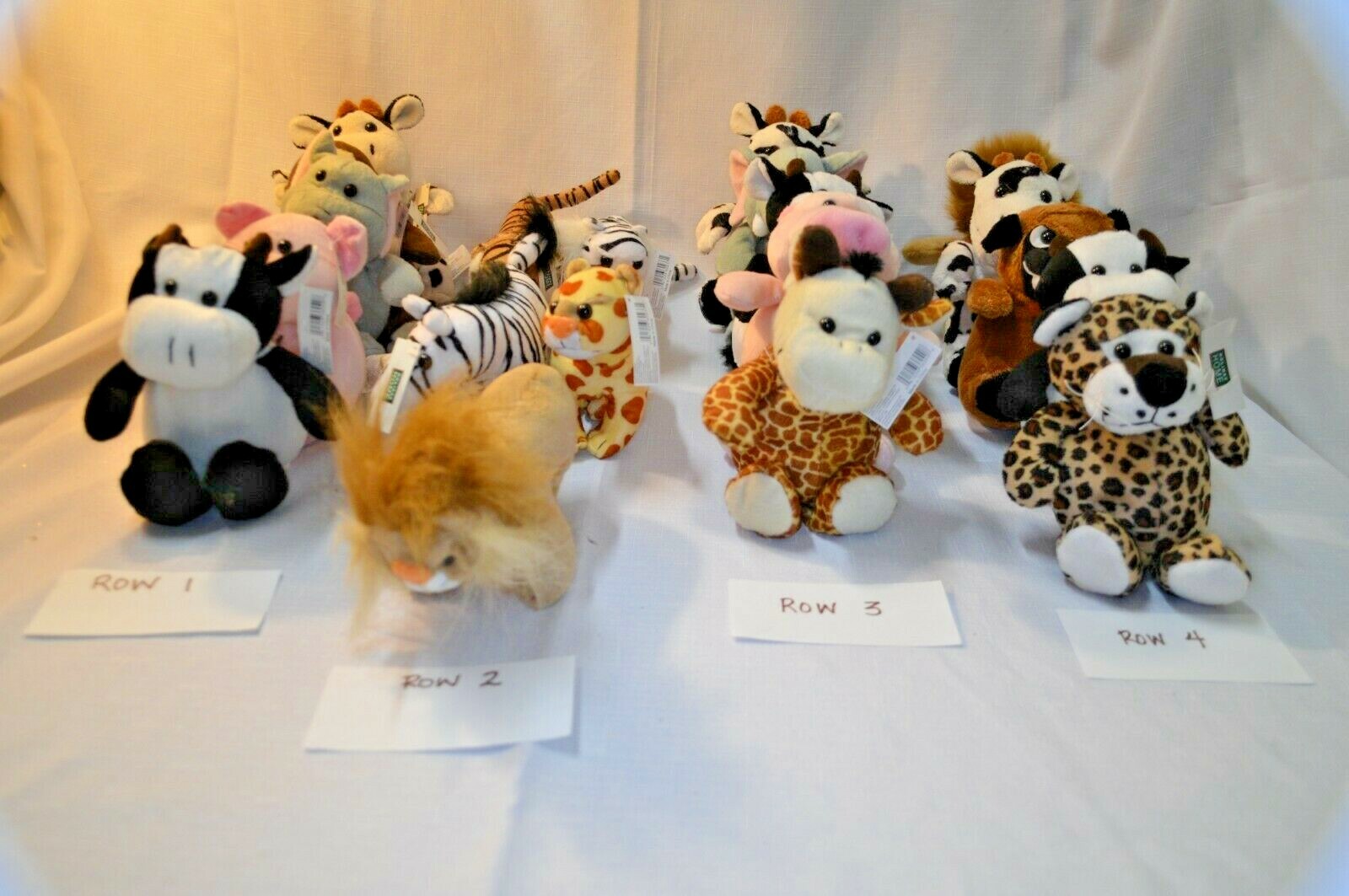U PICK 5X LOT Plush Farm ANIMALS Pig LAMB Cow LION Frog KOALA Puppy