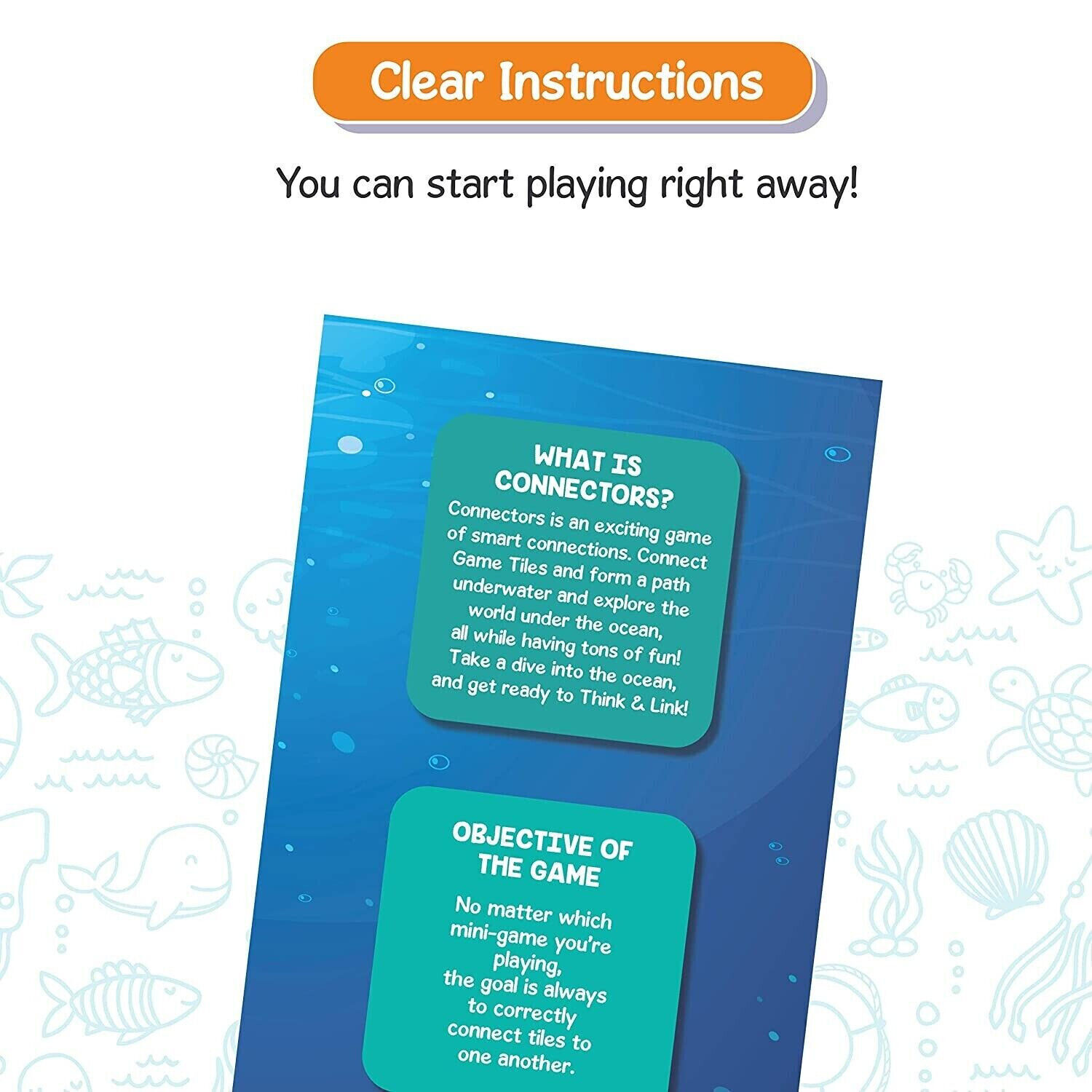 Skillmatics Kid’s Educational Game : Connectors Shark Attack for Ages 6 and Up